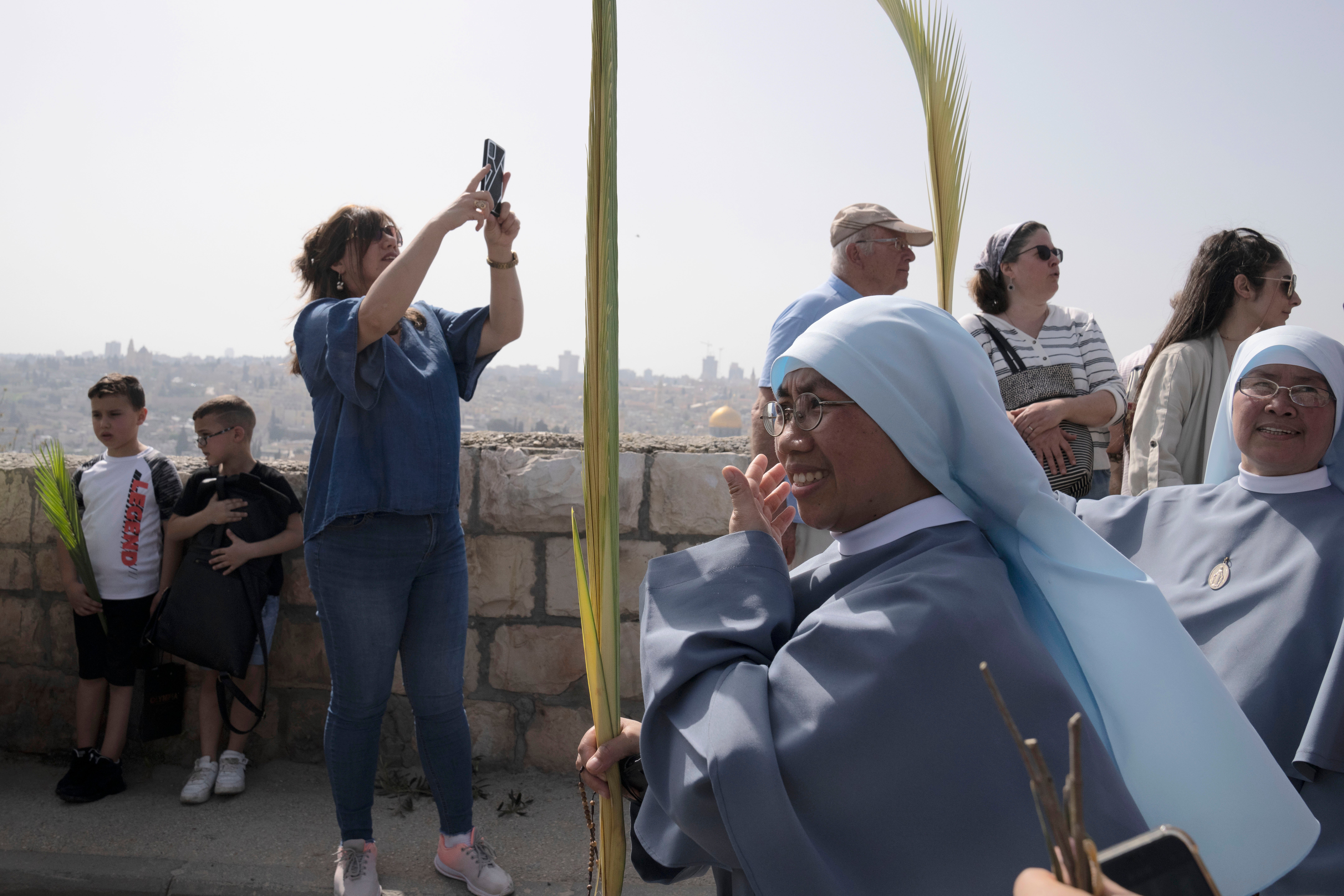 Israel Palestinians Holy Week