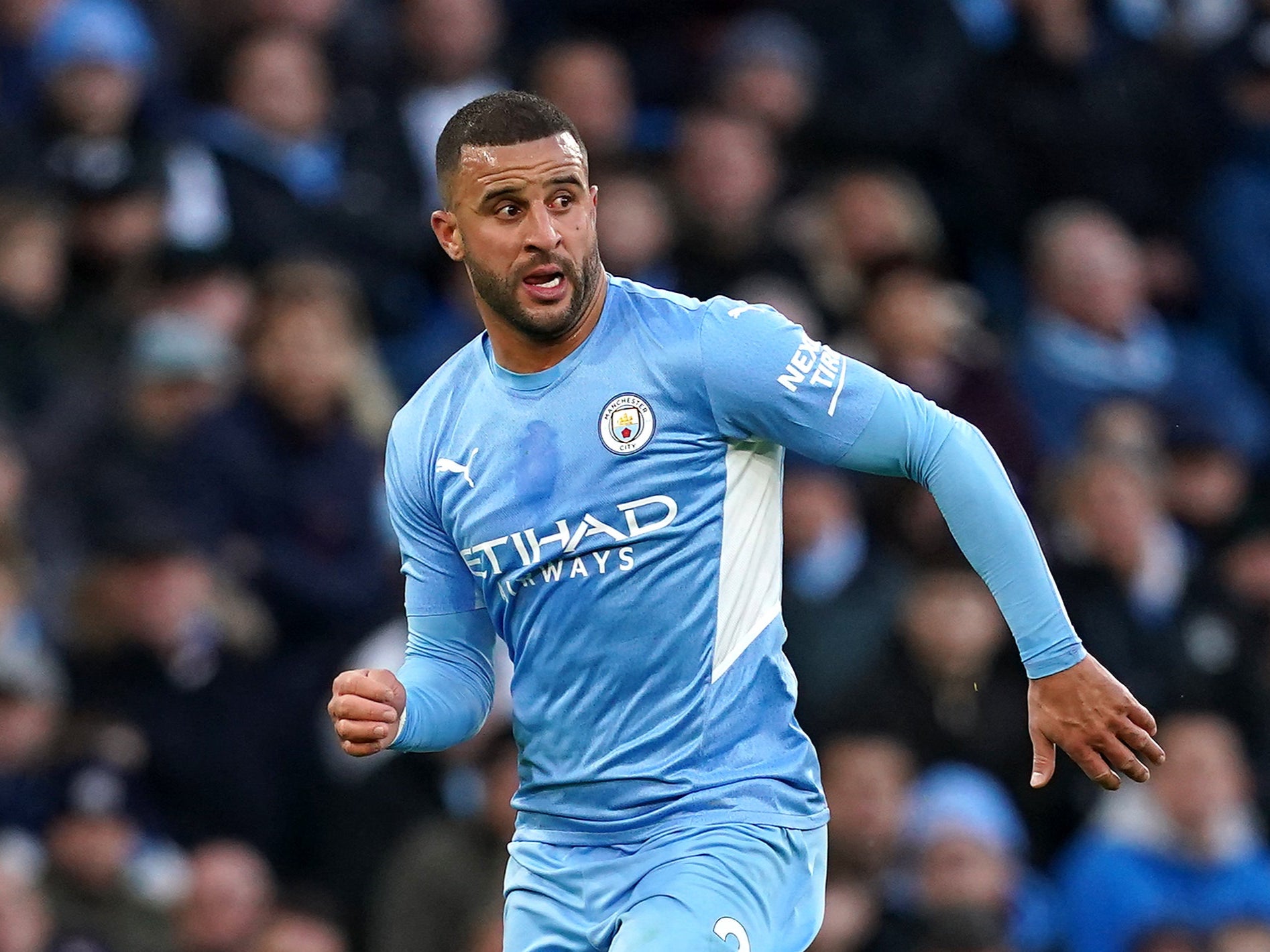 Kyle Walker took the positives after Manchester City’s draw with Liverpool