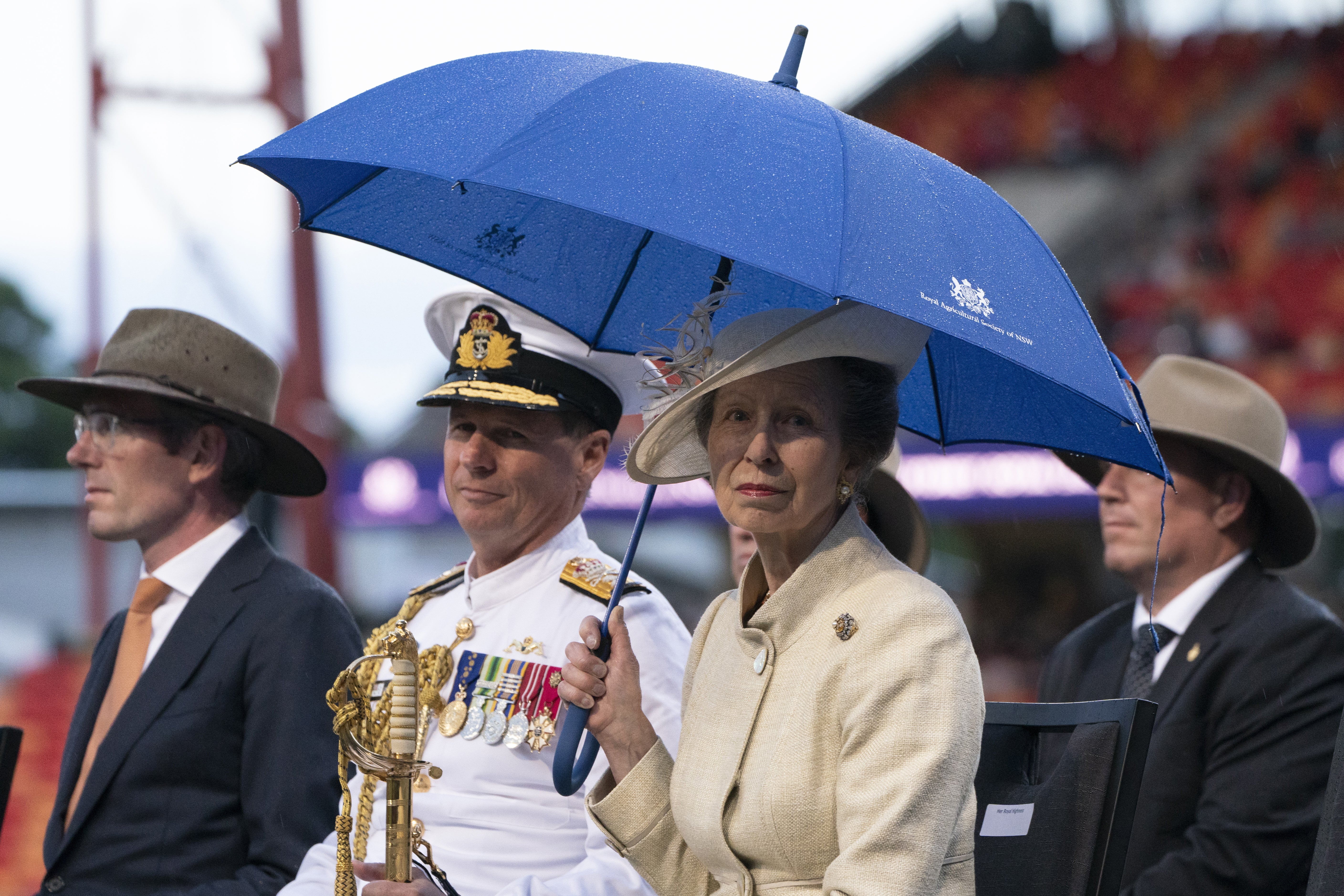 Anne was a guest of honour at the Sydney Royal Easter Show’s opening at Homebush (Kirsty O’Connor/PA)