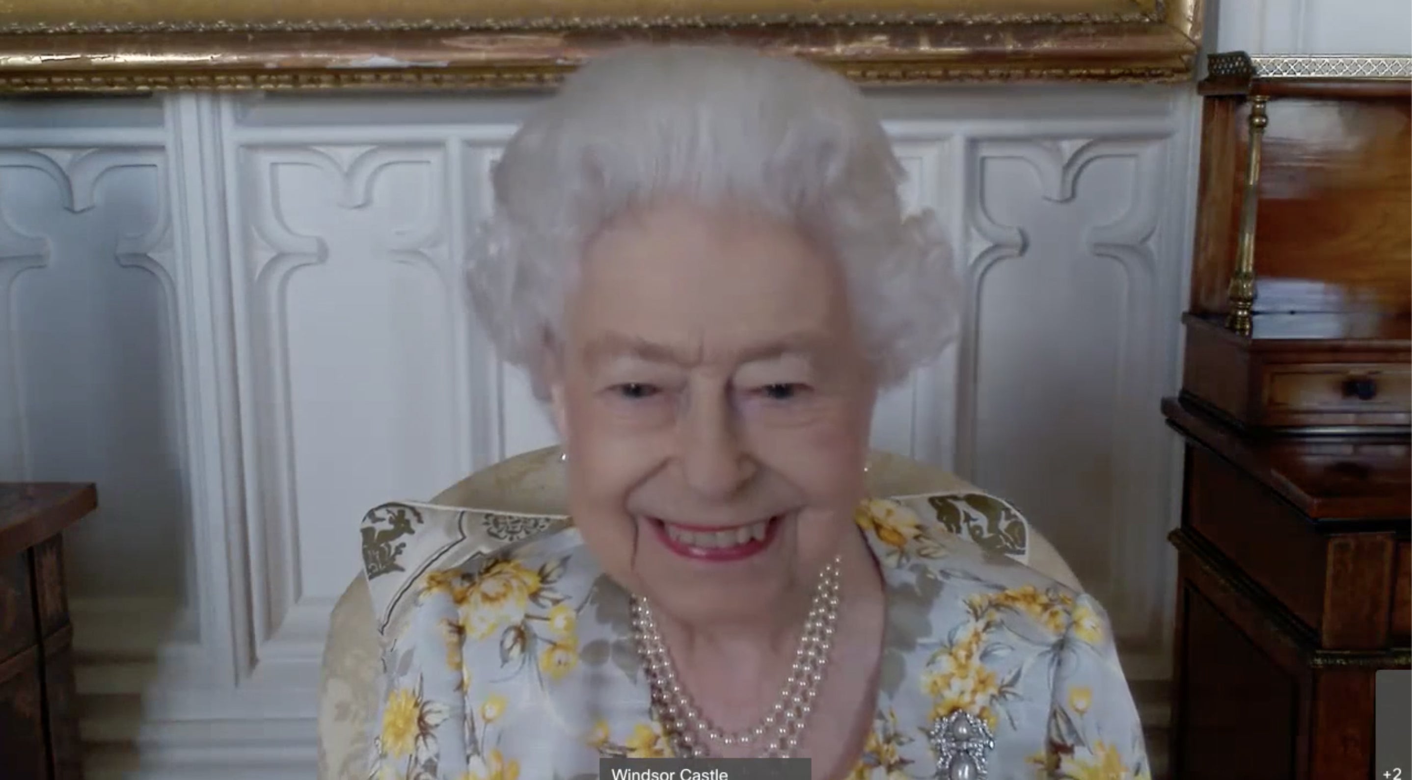 Angela Kelly helped cut the Queen’s hair during lockdown (Buckingham Palace/PA)