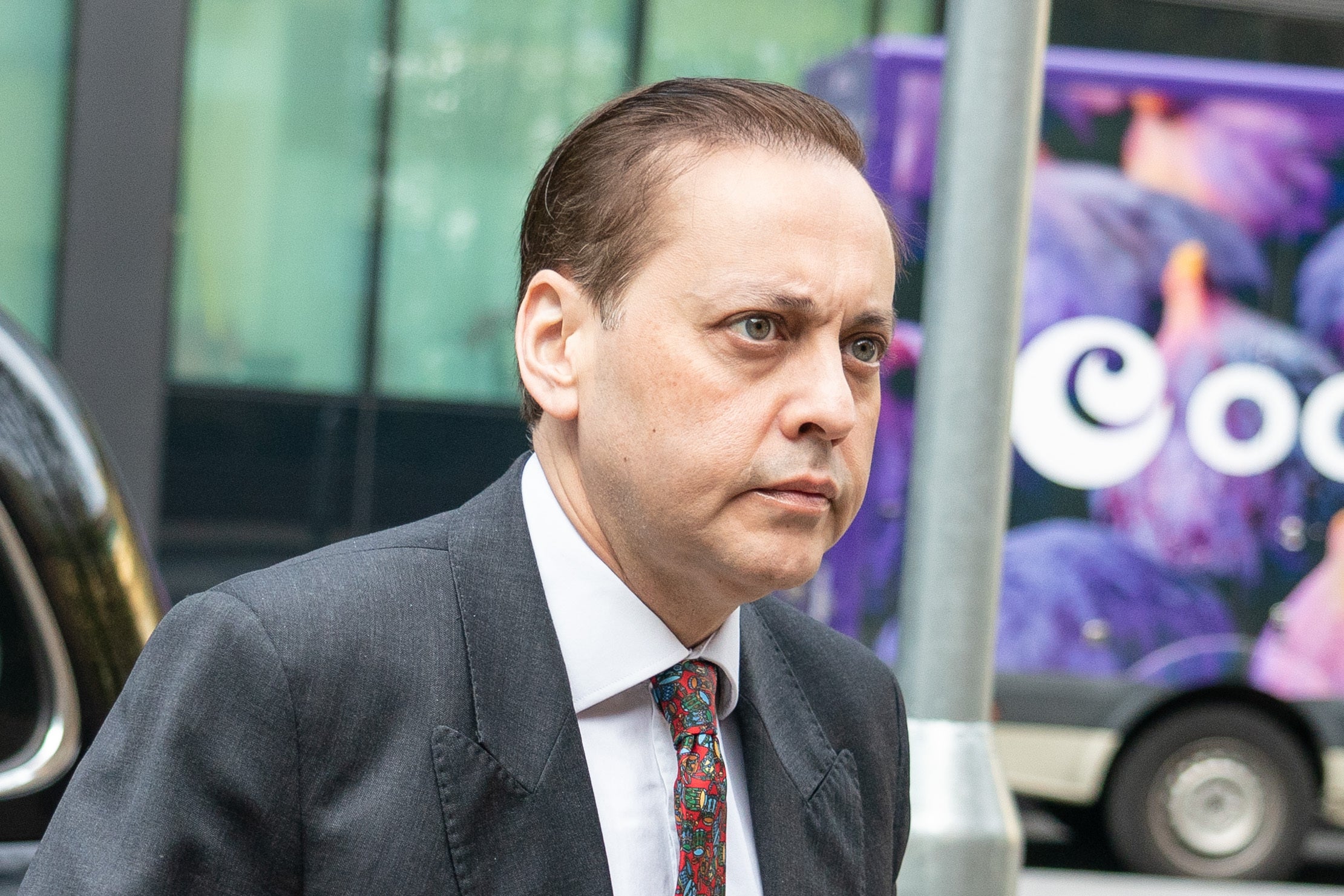 Imran Ahmad Khan arrives at Southwark Crown Court (Dominic Lipinski/PA)