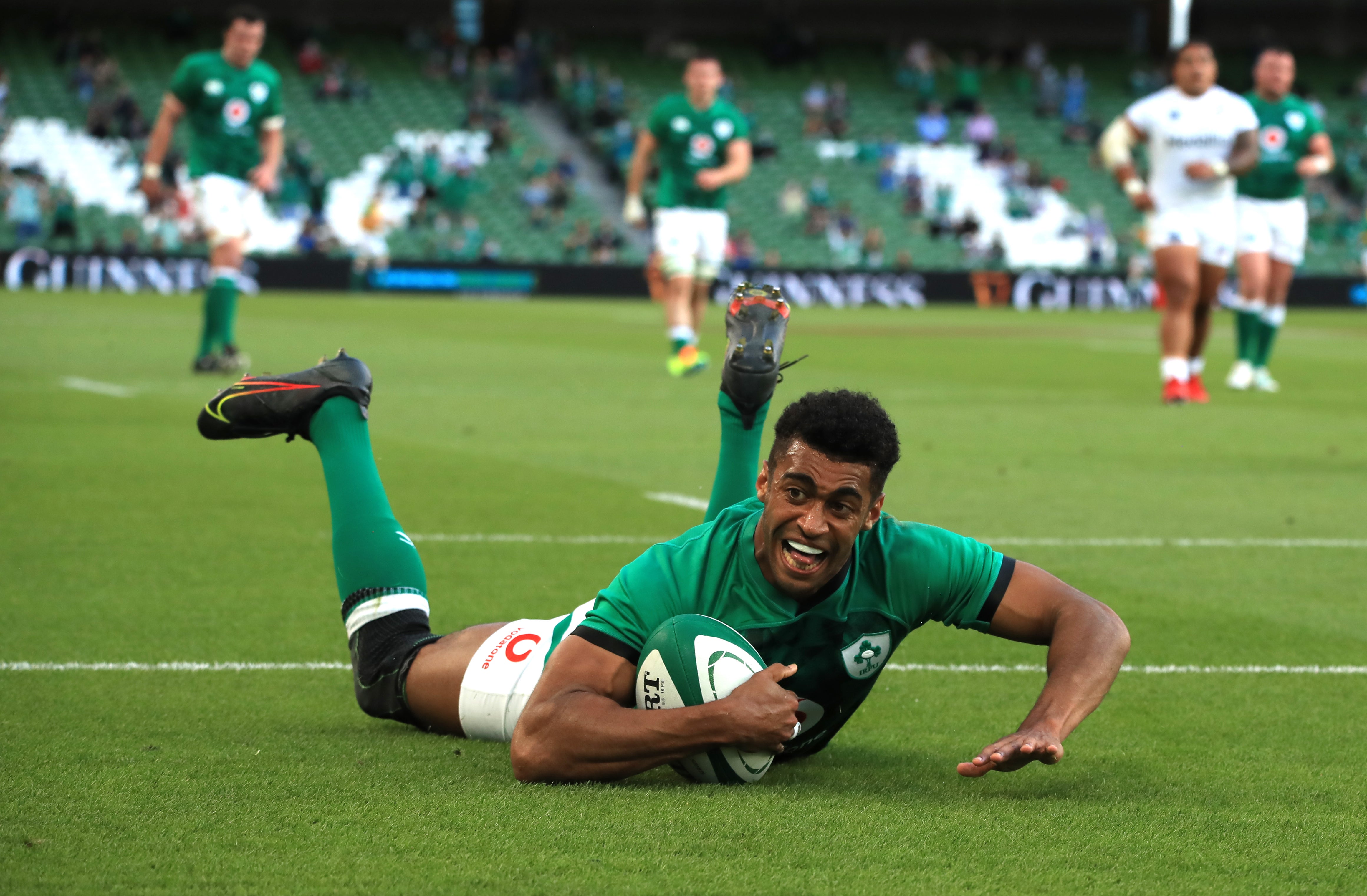 Ireland’s Robert Baloucoune has extended his stay with Ulster (Donall Farmer/PA)