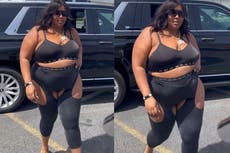 Lizzo wears cut-out leggings from new shapewear line to excitement of fans: ‘I can’t wait to order’