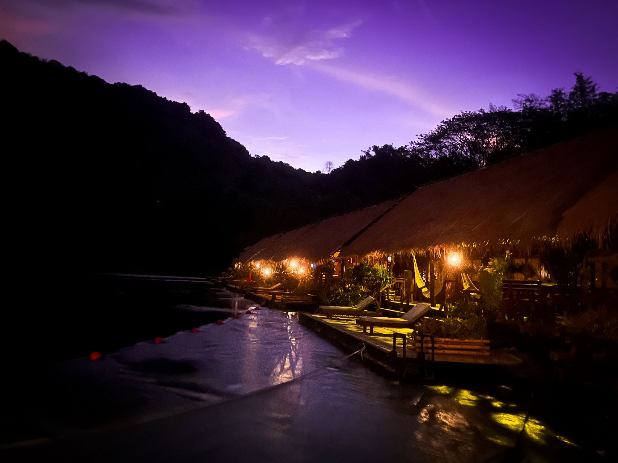 Jungle Rafts, a floating eco-hotel in Thailand