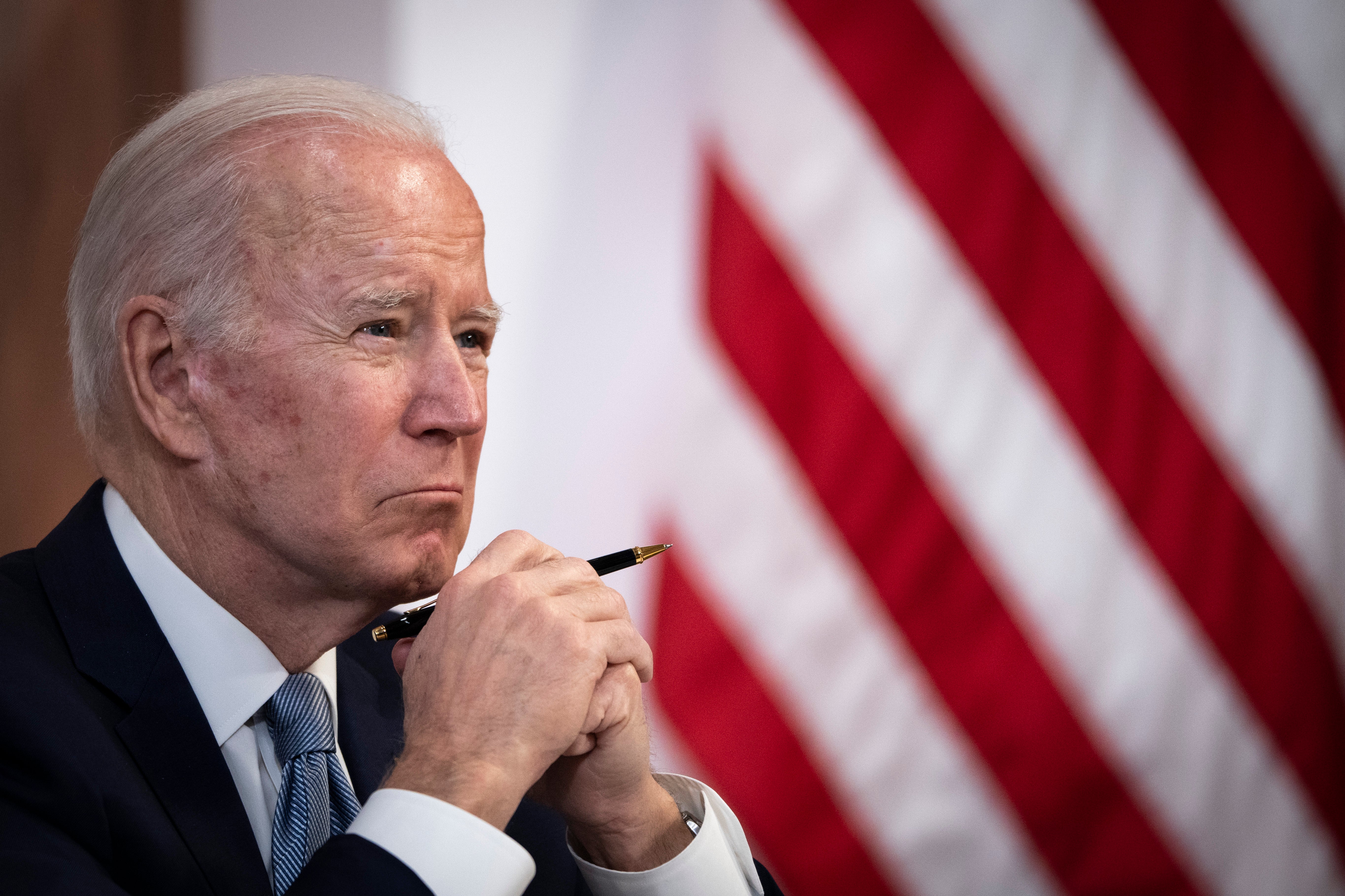 Joe Biden’s approval rating drops to lowest point in presidency