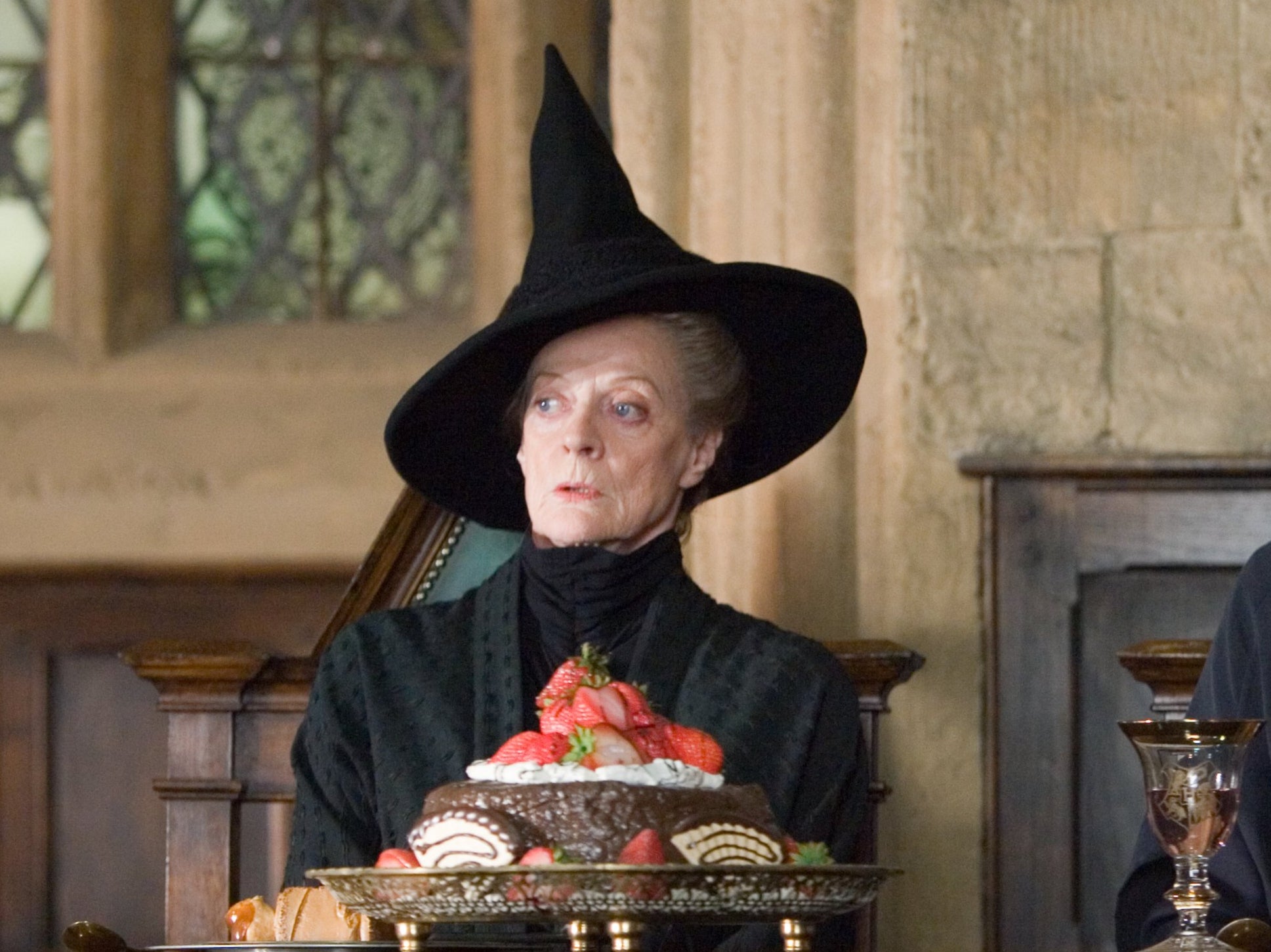 Dame Maggie Smith as Minerva McGonagall in Harry Potter and the Order of the Phoenix