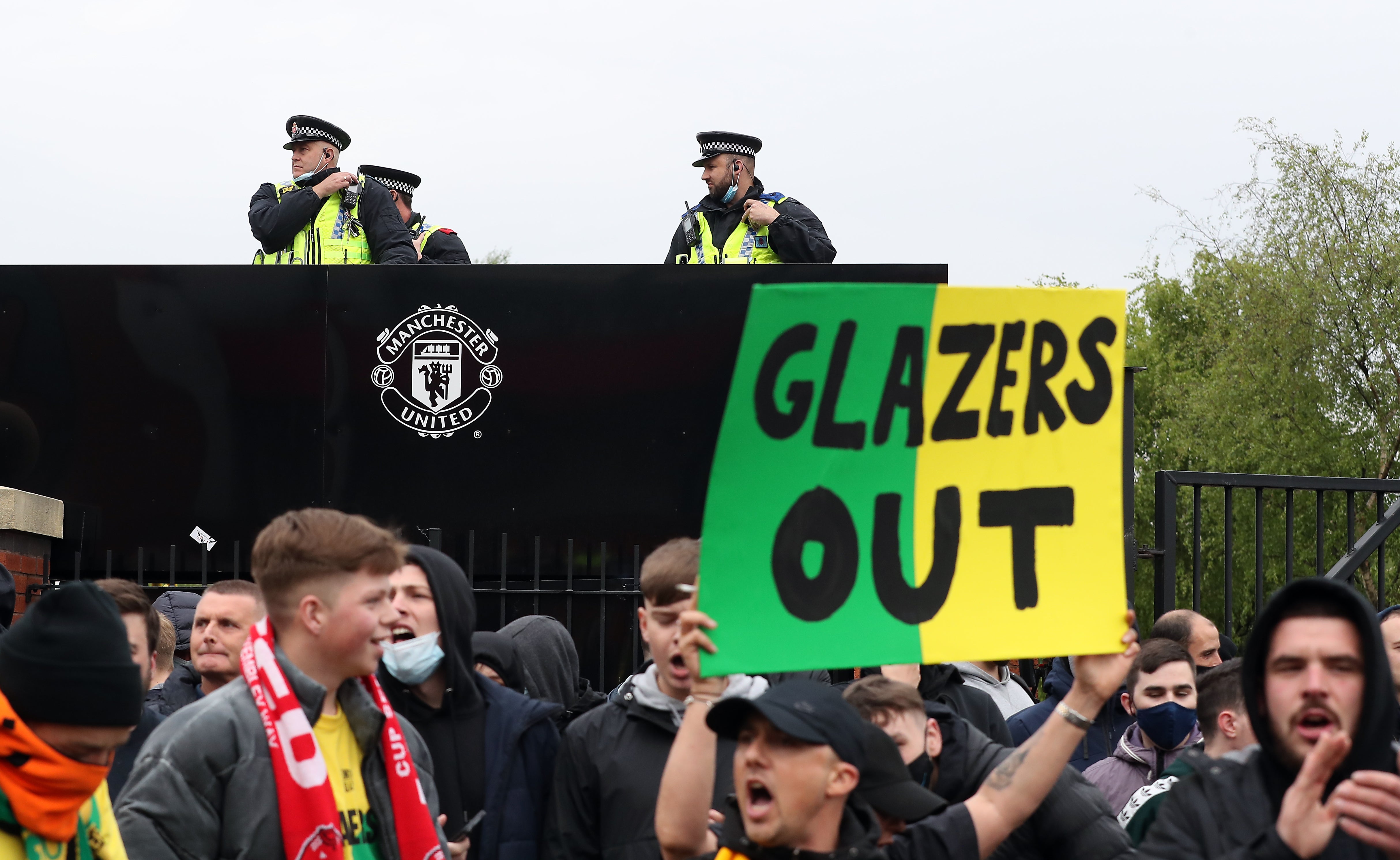 Manchester United fans are planning a fresh protest against the club’s Glazer family ownership (Martin Rickett/PA)