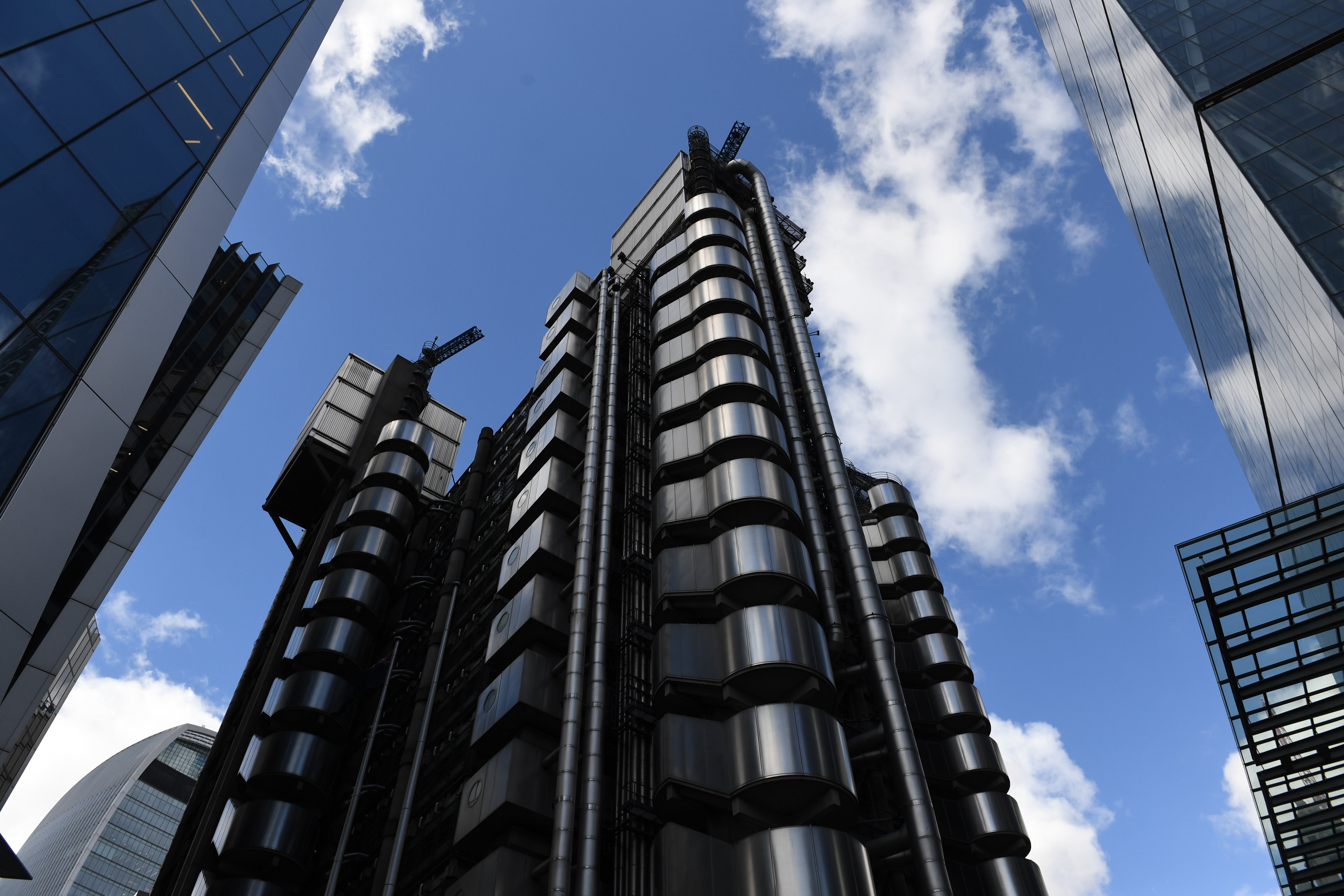 Climate protesters are demonstrating outside the Lloyd’s of London building (Stefan Rousseau/PA)