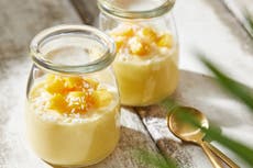 These mango dessert cups require absolutely no cooking