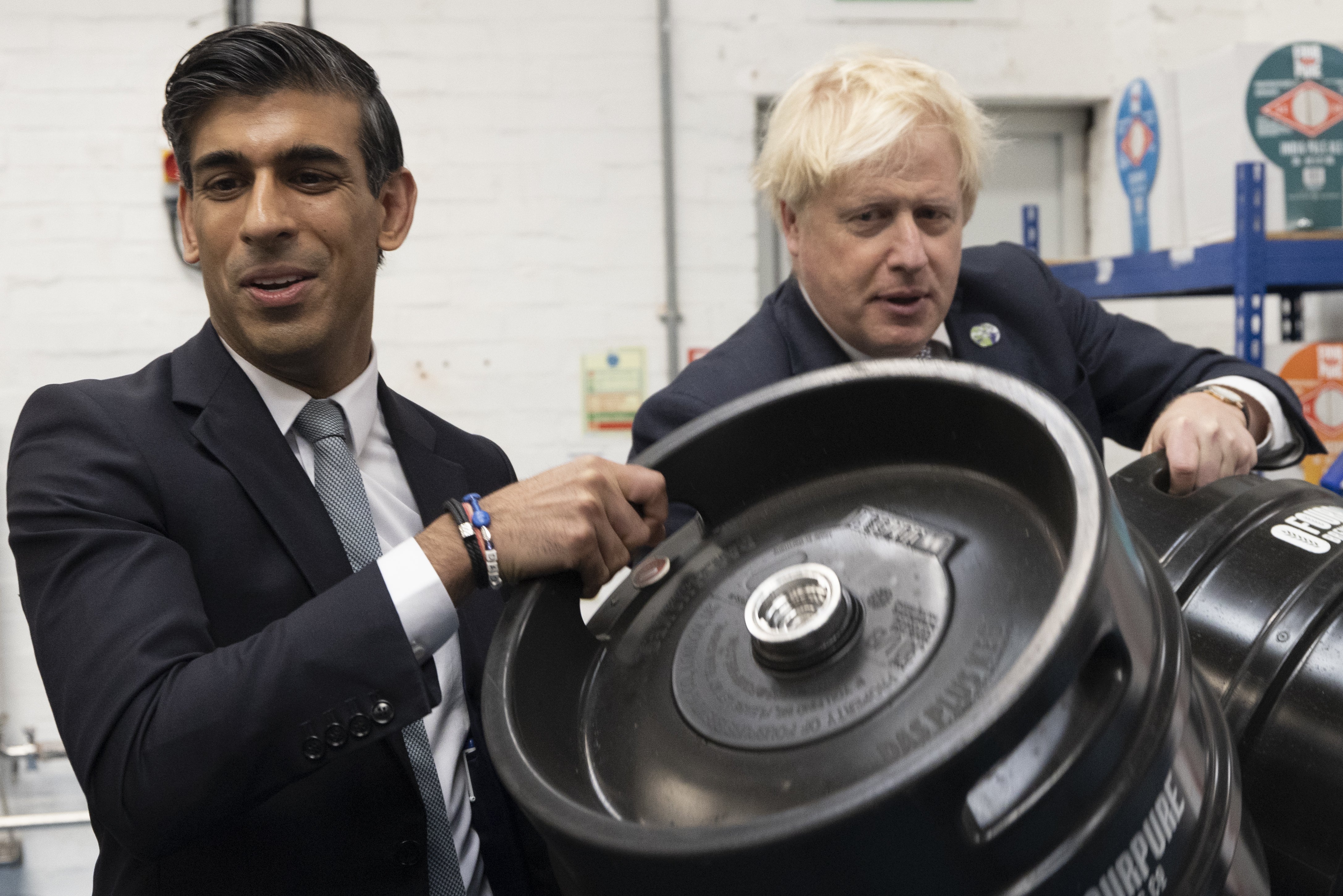 Boris Johnson and Rishi Sunak are to be fined (Dan Kitwood/PA)