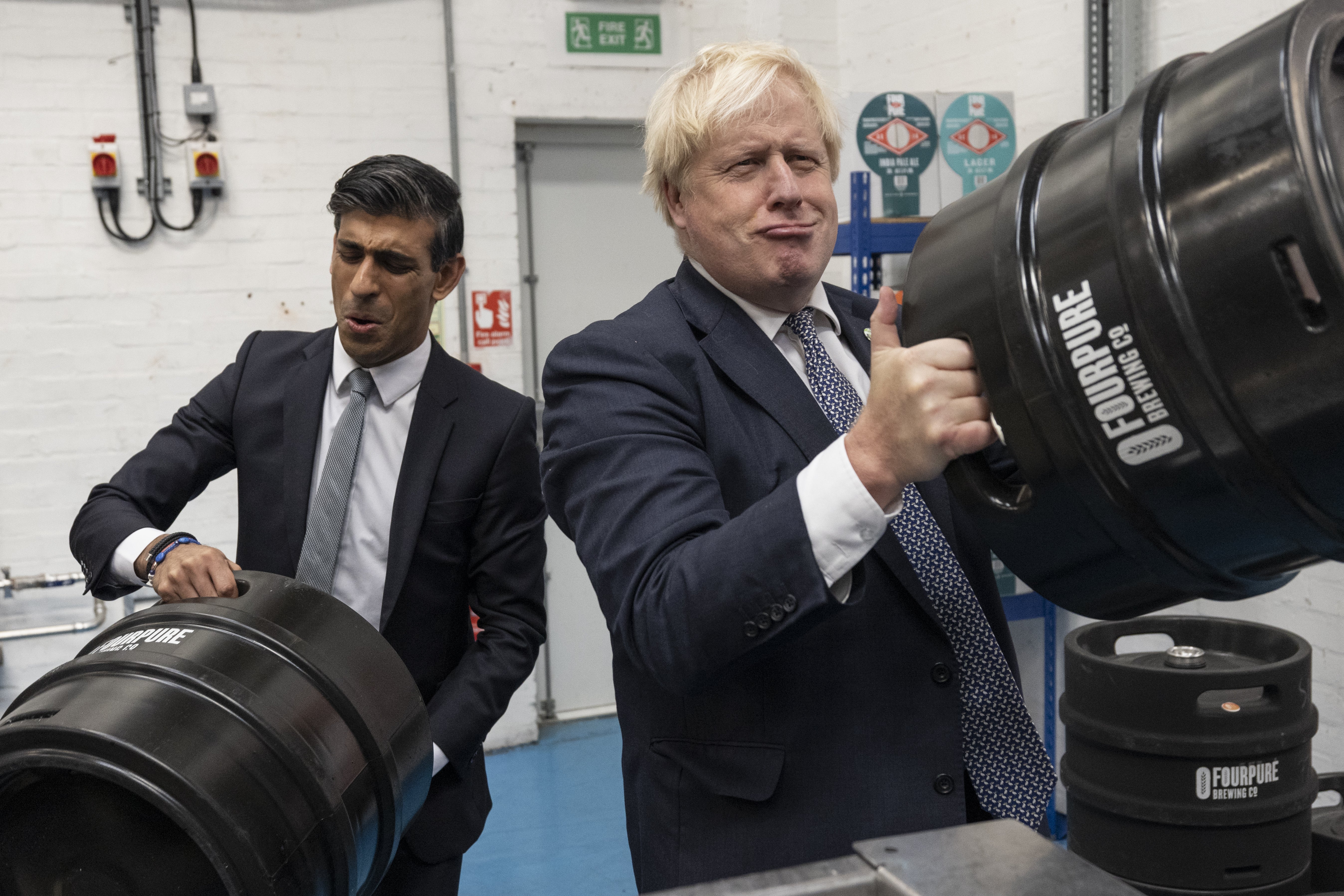 Boris Johnson and Rishi Sunak (Dan Kitwood/PA)