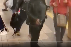 Brooklyn subway shooting: Dramatic video shows moment people burst out of smoke-filled train carriage