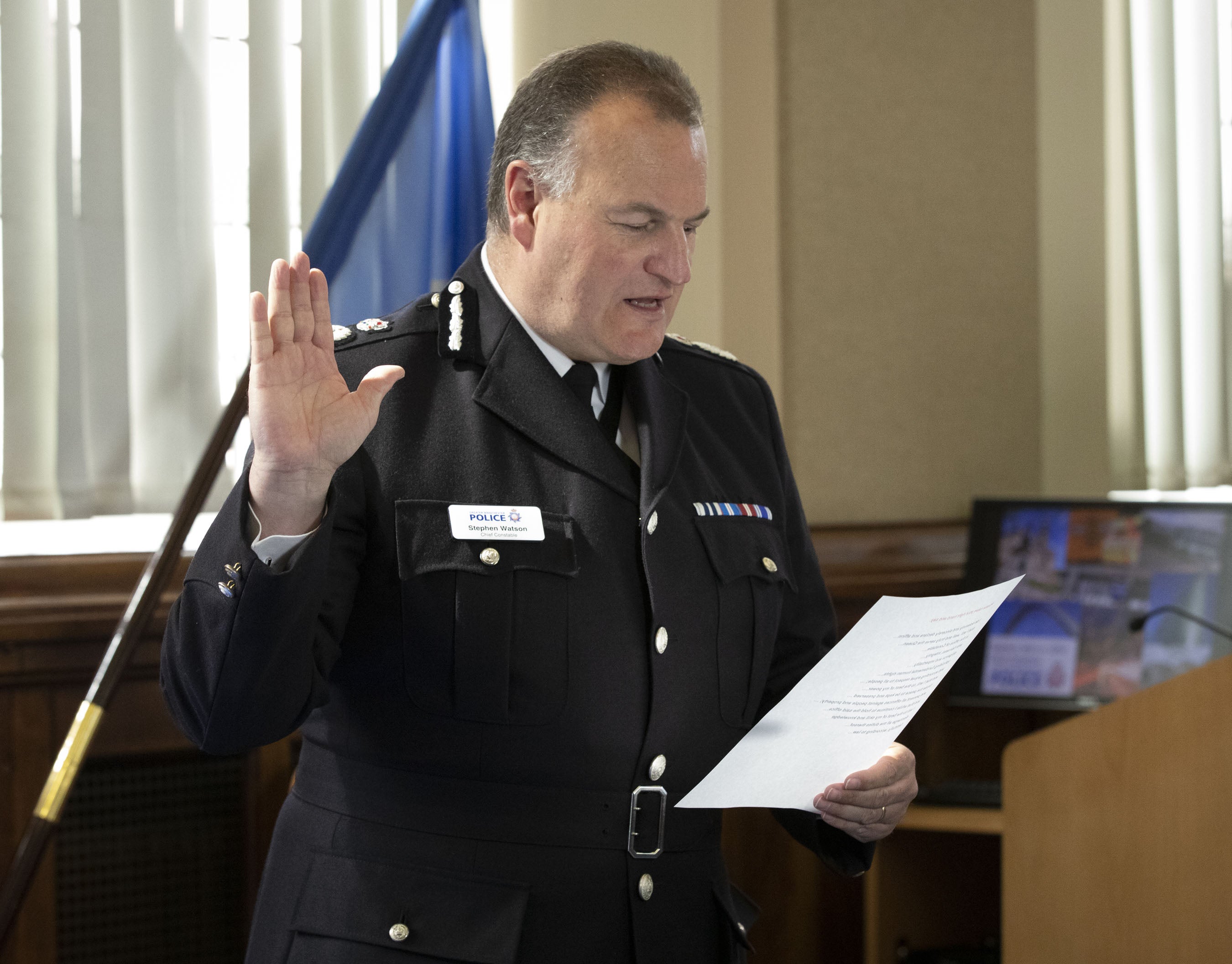 Greater Manchester Police Chief Constable Stephen Watson
