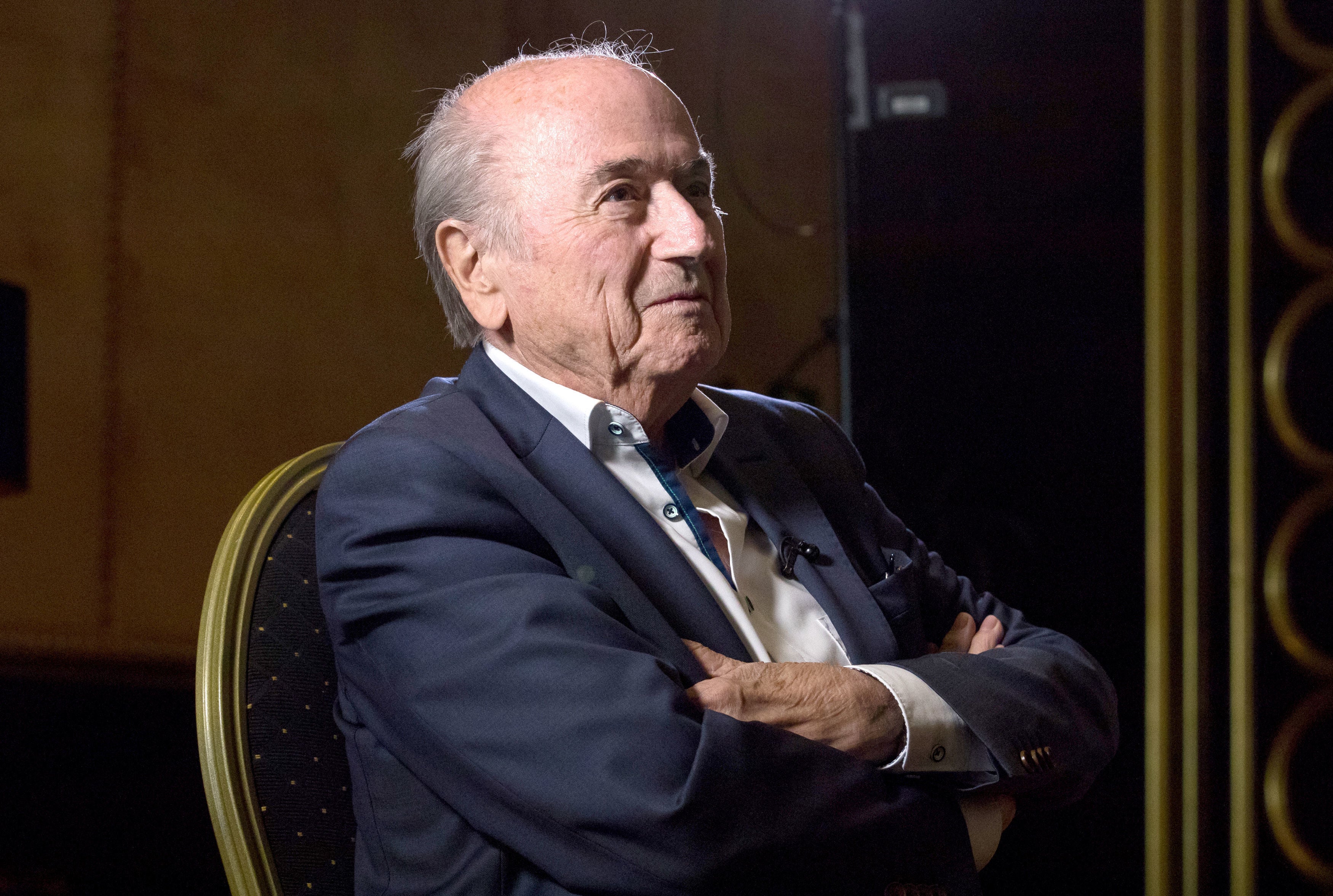 Sepp Blatter has been banned from football since late 2015 (Aaron Chown/PA)