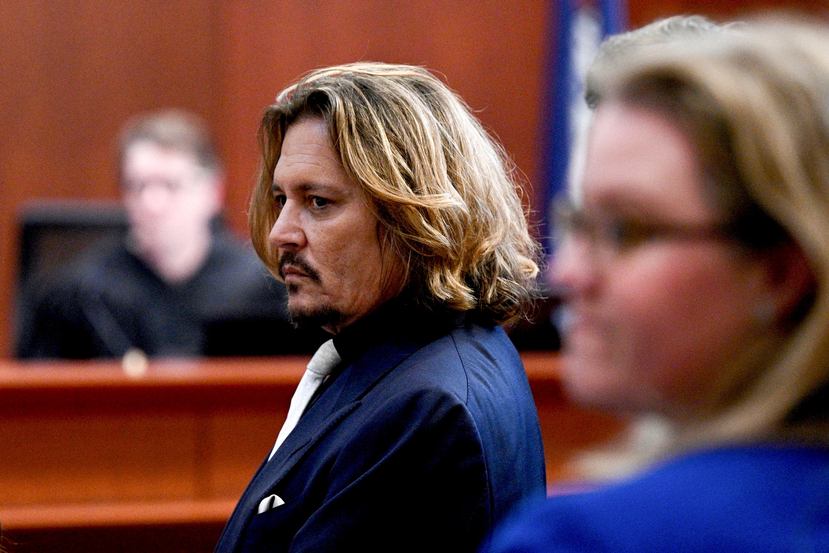 Johnny Depp in the courtroom