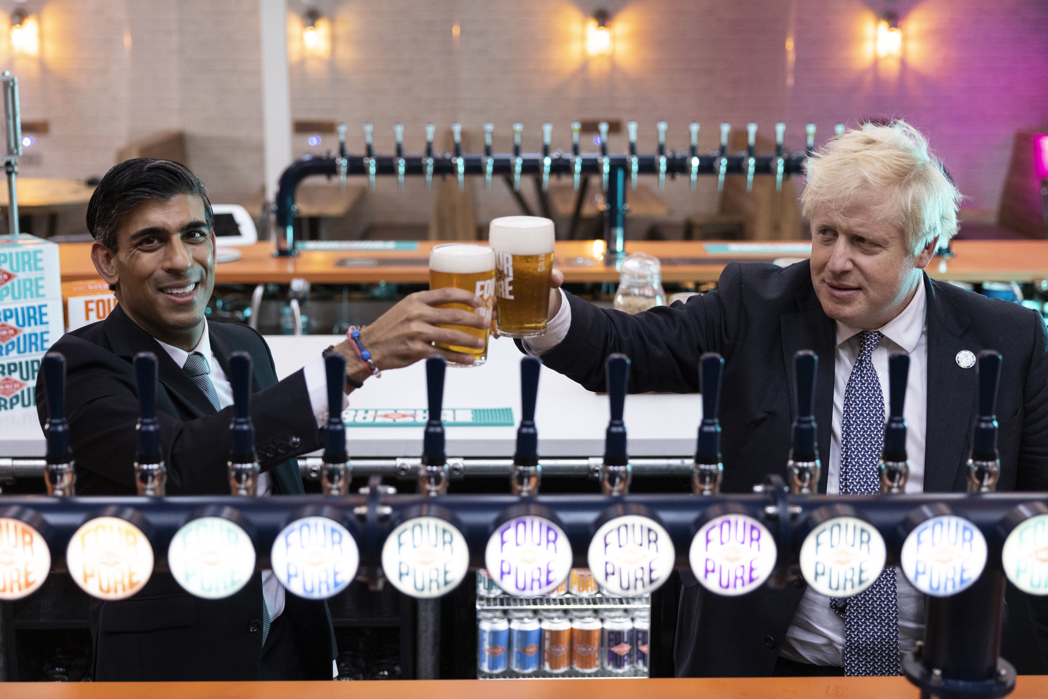 Rishi Sunak and Boris Johnson had both paid their Met Police fines