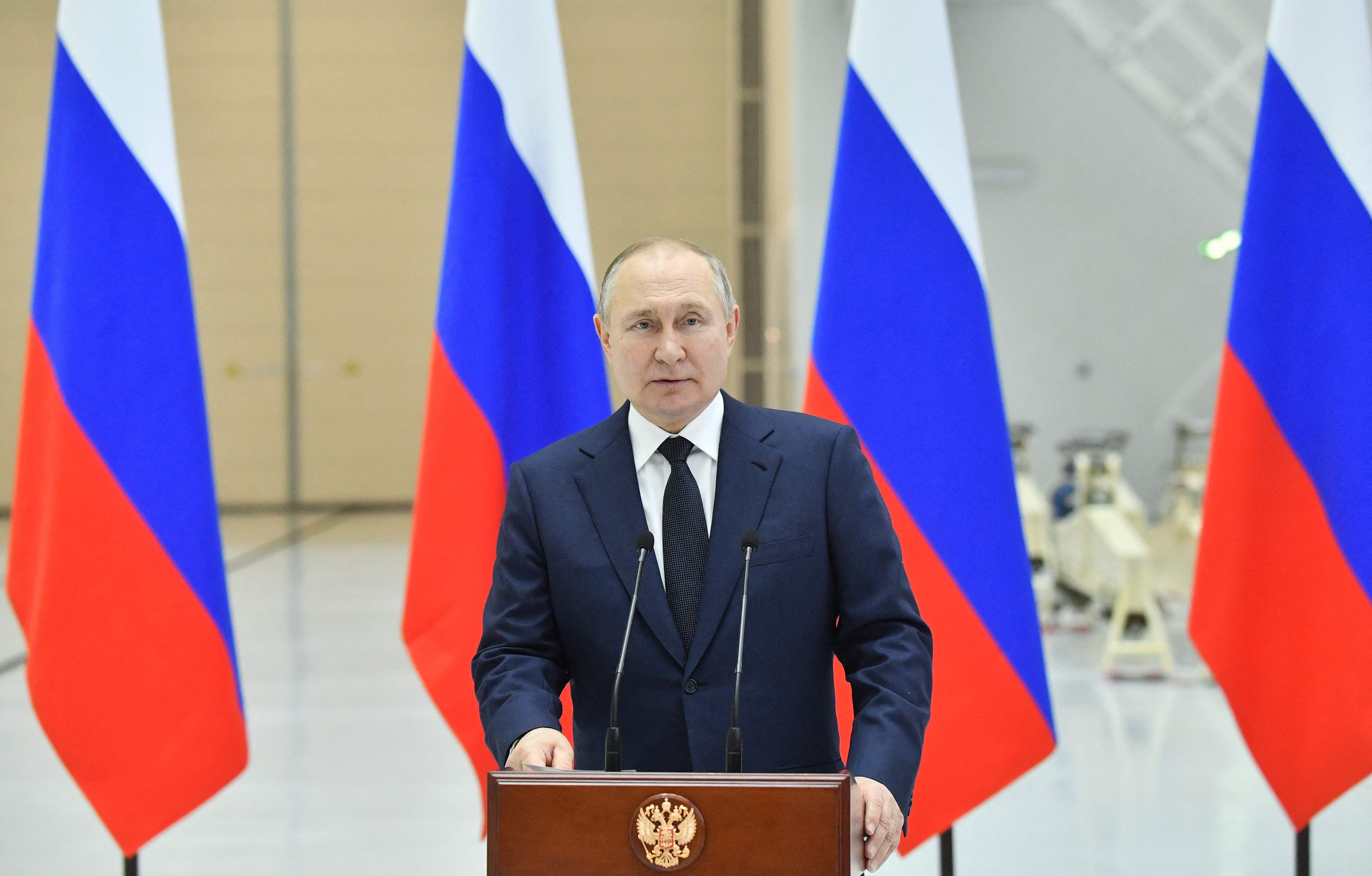 Russian President Vladimir Putin delivered a speech on Tuesday where he said the invasion would continue until all goals were achieved