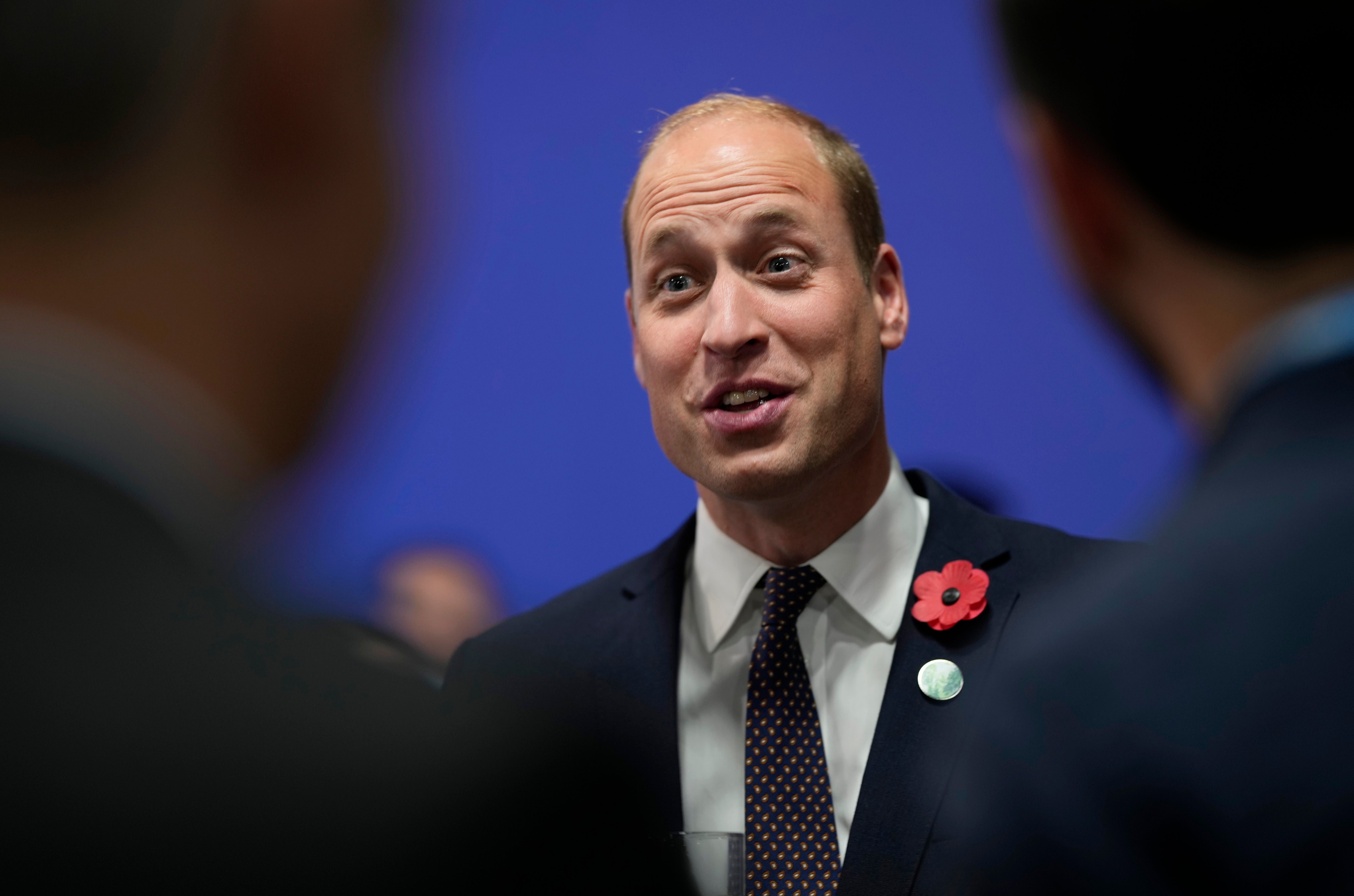 Prince William called himself a stubborn optimist