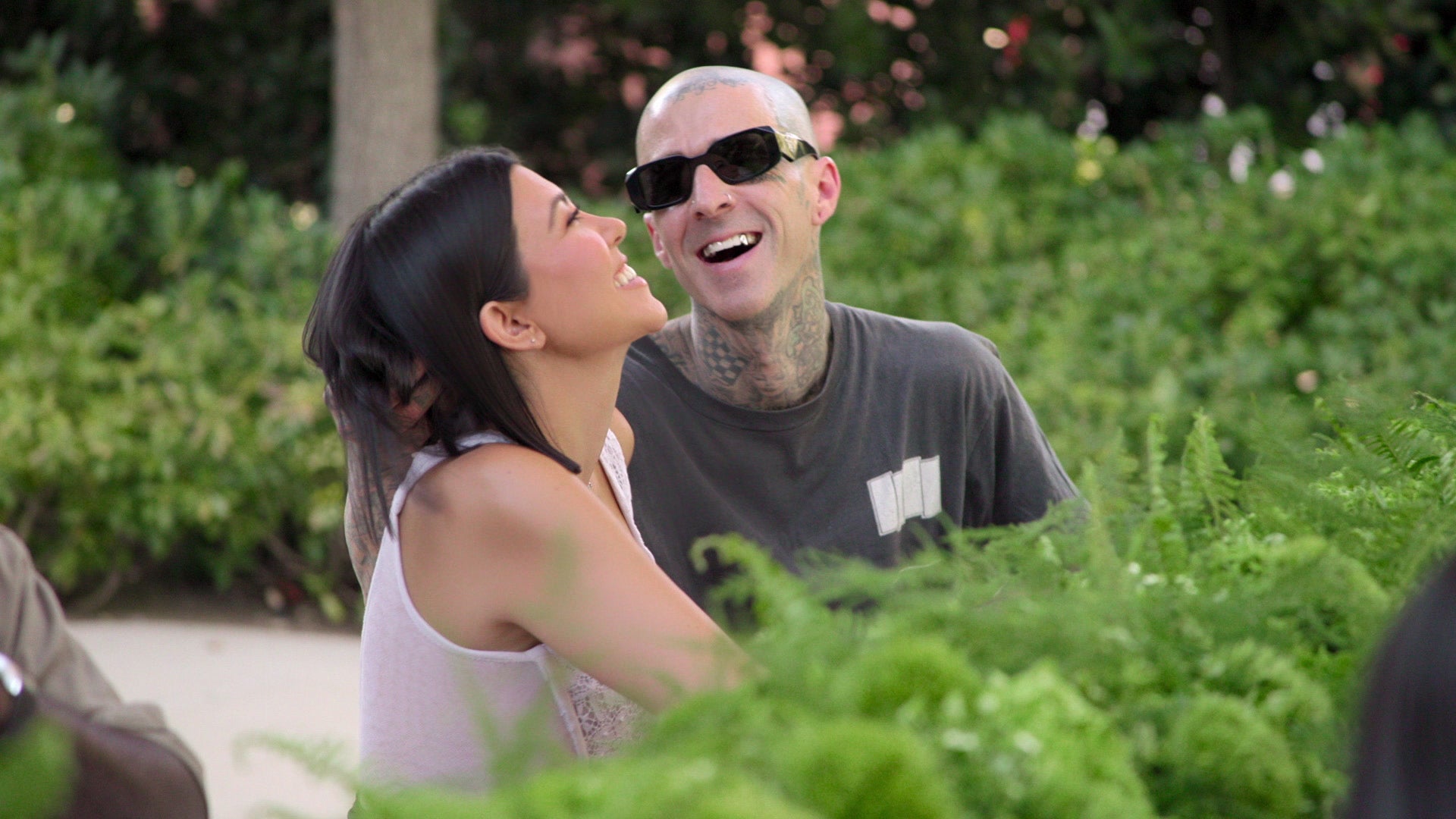 Kourtney Kardashian and Travis Barker