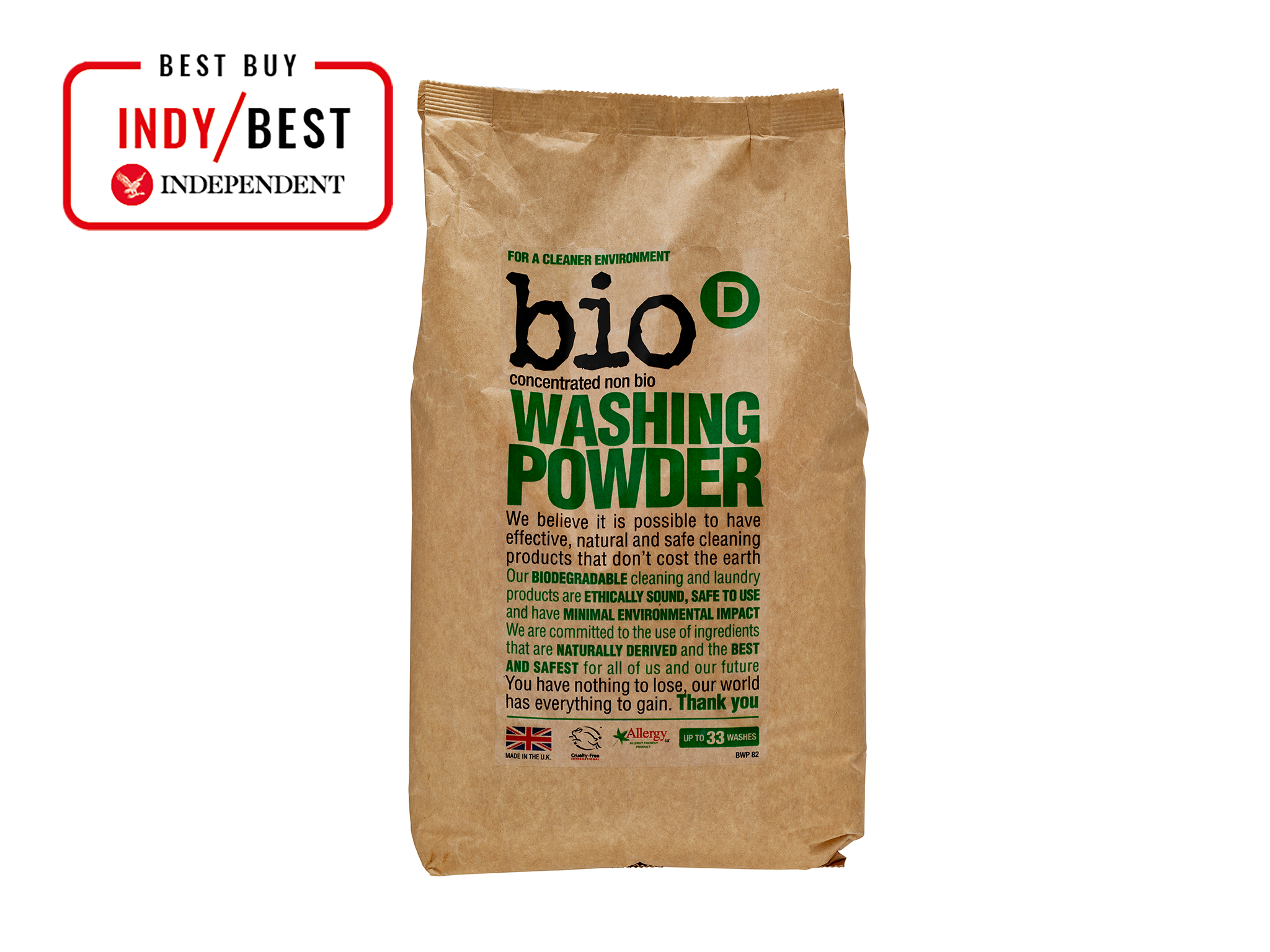 concentrated non-bio washingpowder