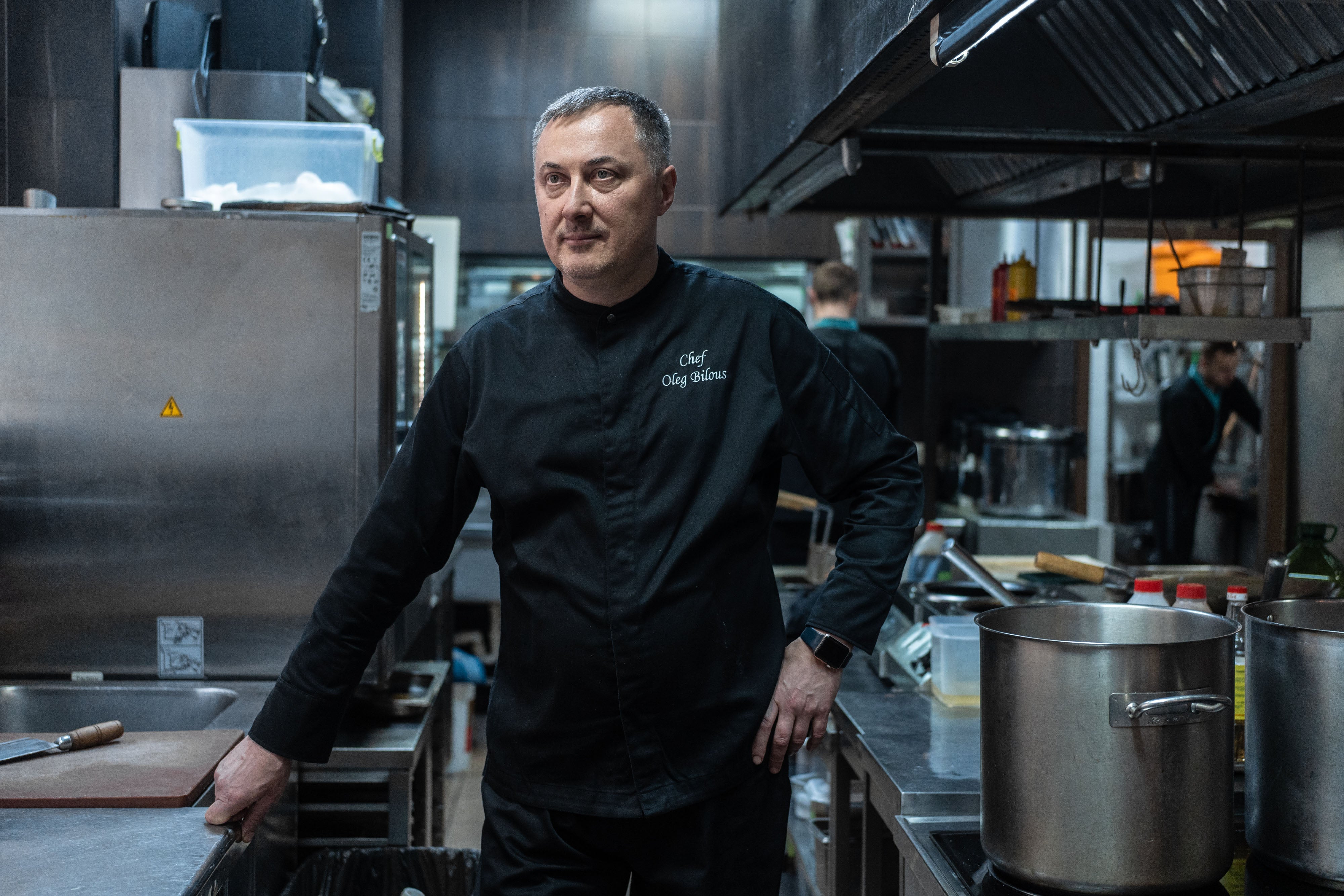 Chef Oleg Bilous is once more serving dinners at Oxota na Ovets in Kyiv