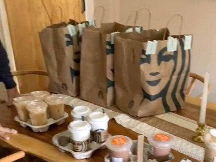 A Starbucks order made by a four-year-old