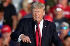 Trump tells crowd about his weight gain and complains he ‘doesn’t have time’ to lose it 