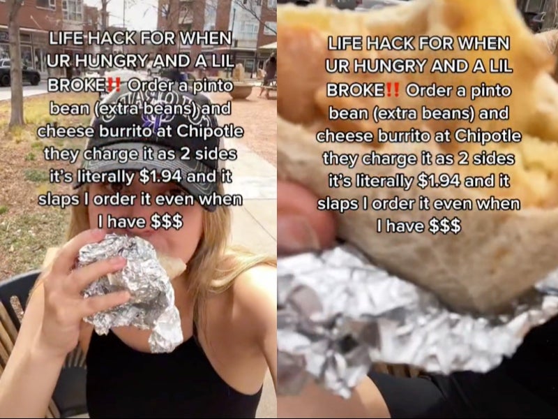 Chipotle customer shares hack on how to get a $2 burrito
