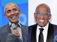 Barack Obama offers Al Roker advice as he sends his son off to college