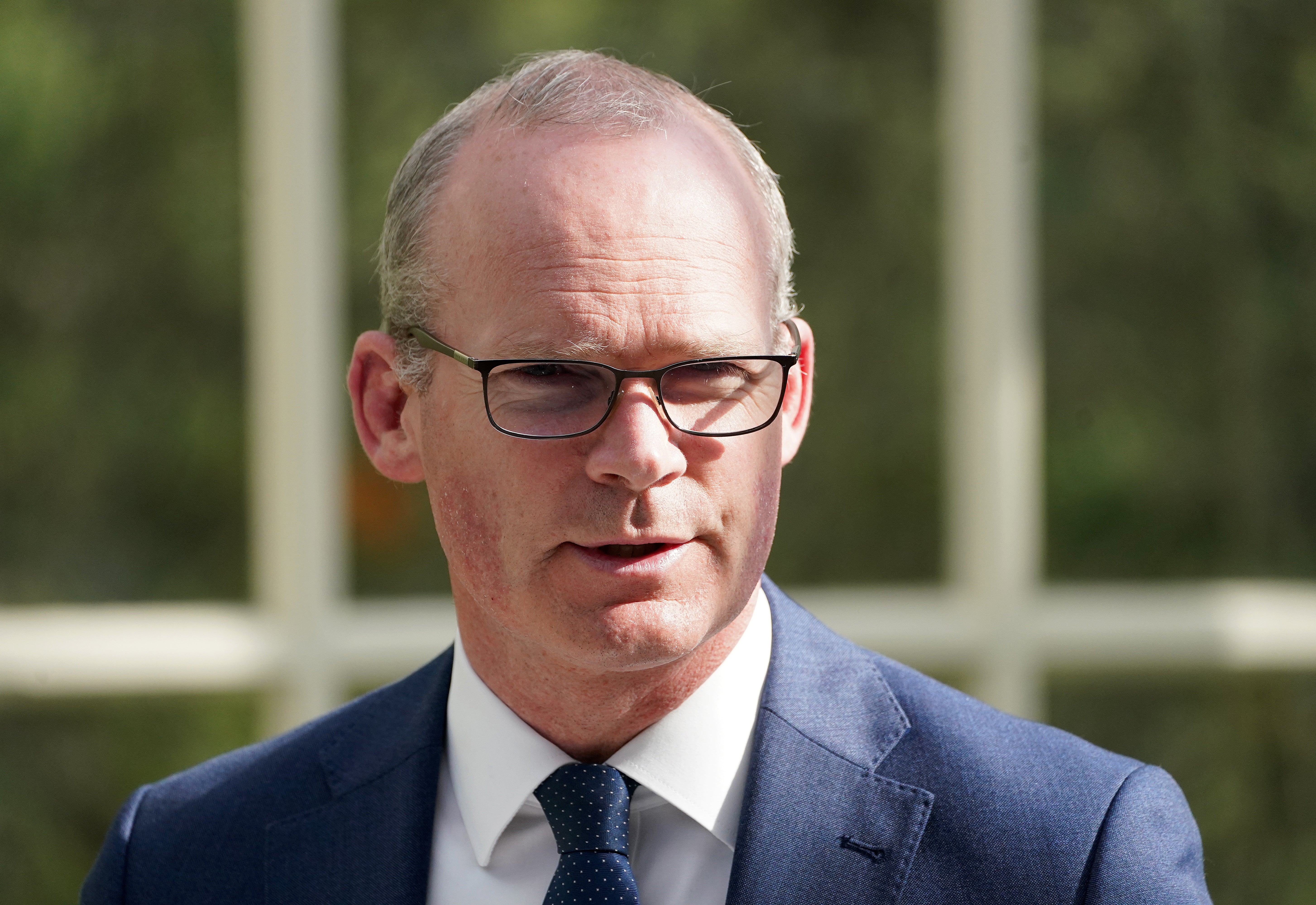 Ireland’s Foreign Affairs minister Simon Coveney is visiting Ukraine (PA)