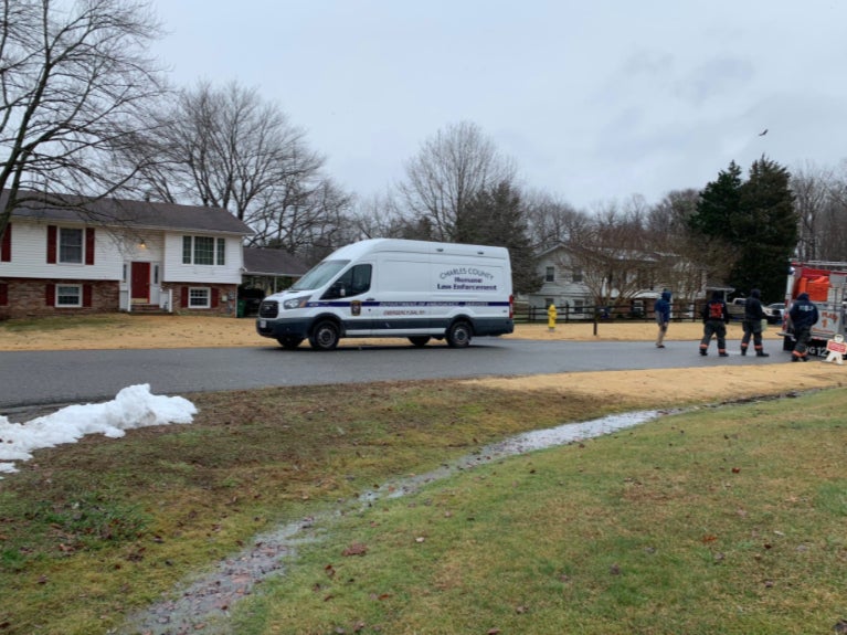 Police officers had found the man in Pomfret, Maryland unresponsive and his house was full of more than 100 snakes