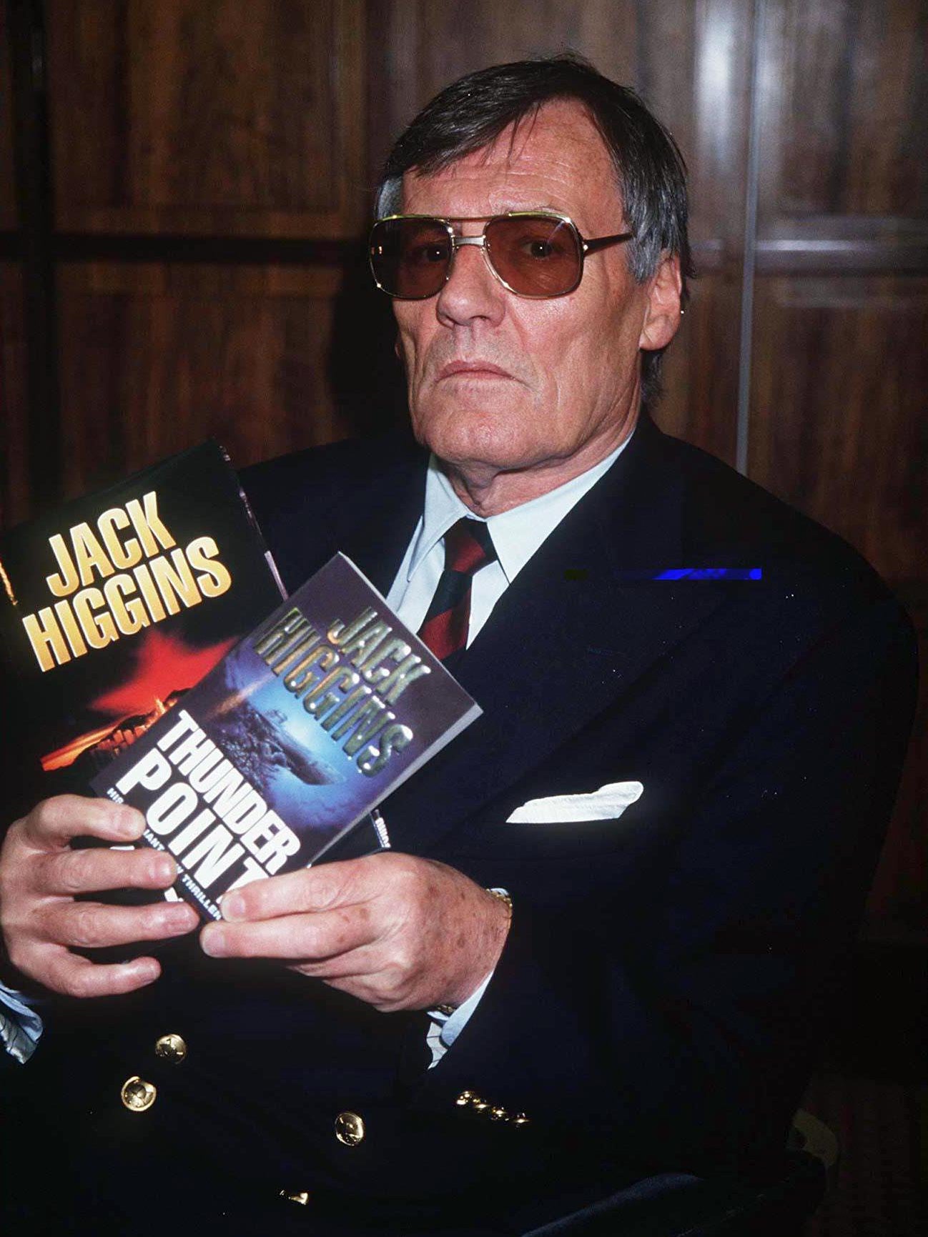 Higgins at the launch of his book ‘Thunder Point’ in 1994