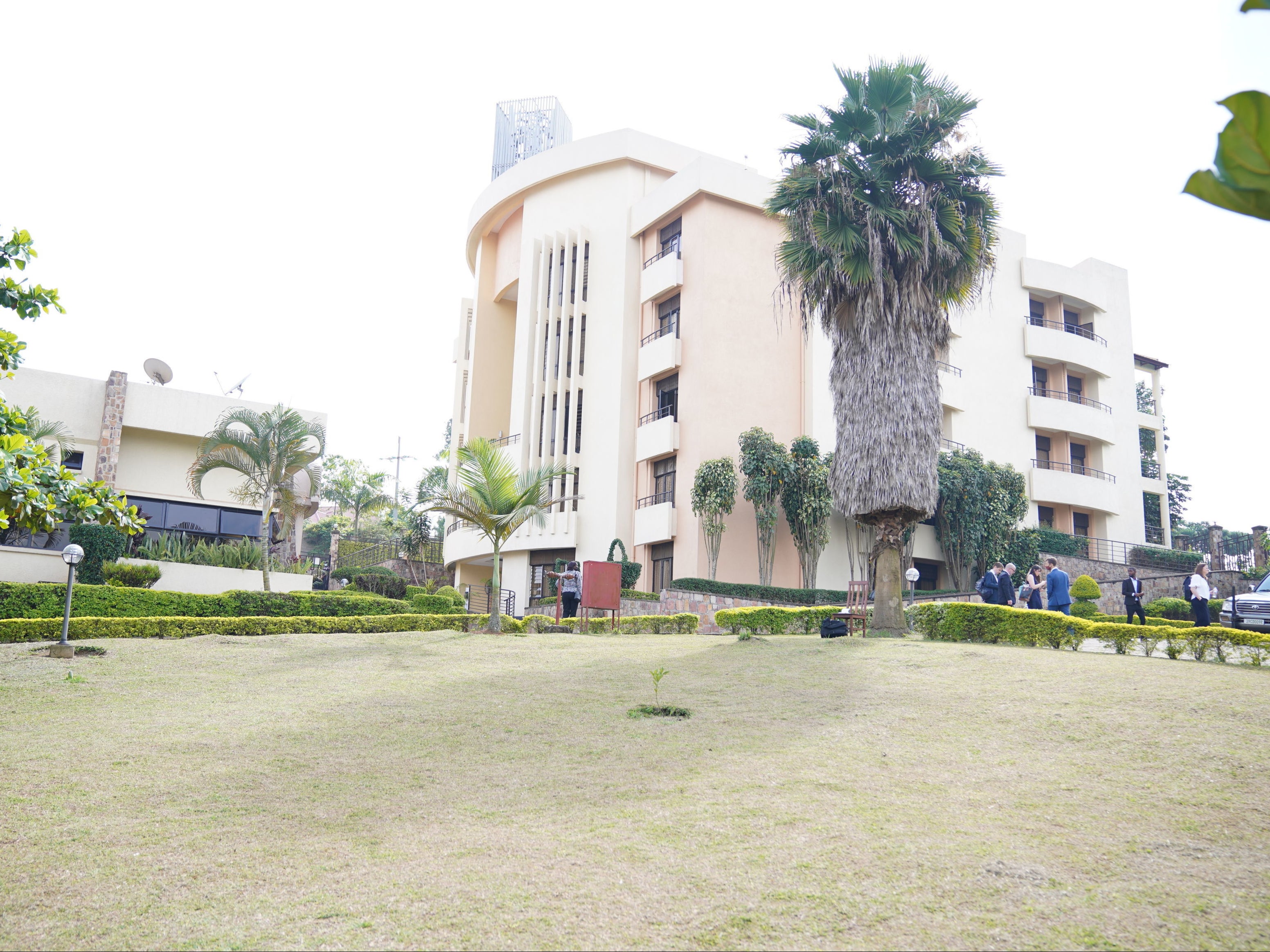 A view of Hope House, a hostel in Nyabugogo, Rwanda, where the government plans to send asylum seekers from the UK