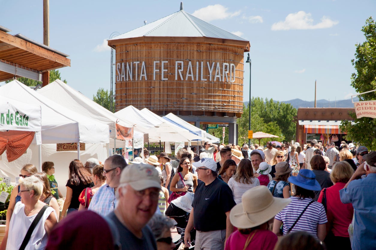 Santa Fe Railyard is a hotspot for drinking and dining