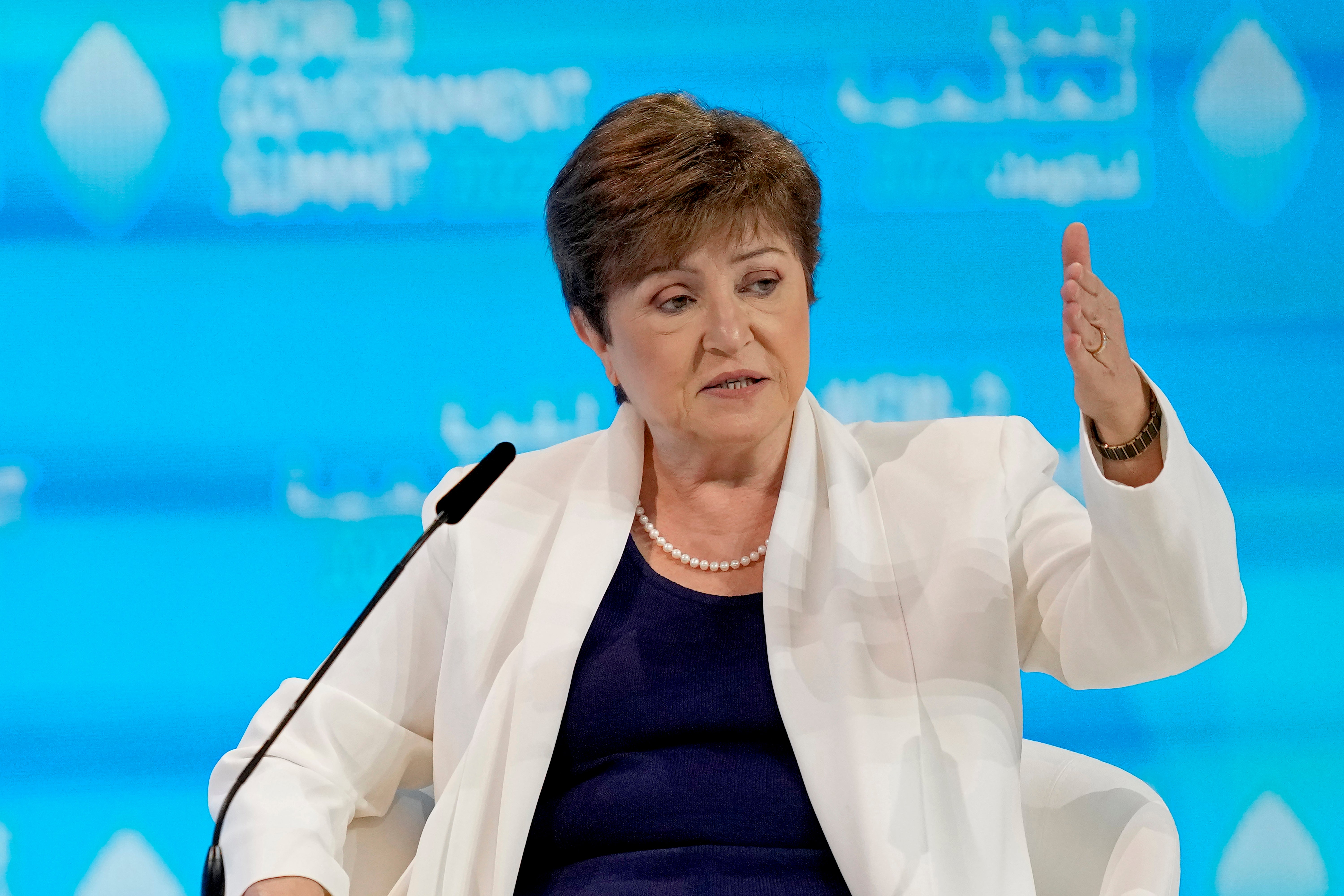 Bulgarian economist Kristalina Georgieva, the current managing director and chairwoman of the IMF