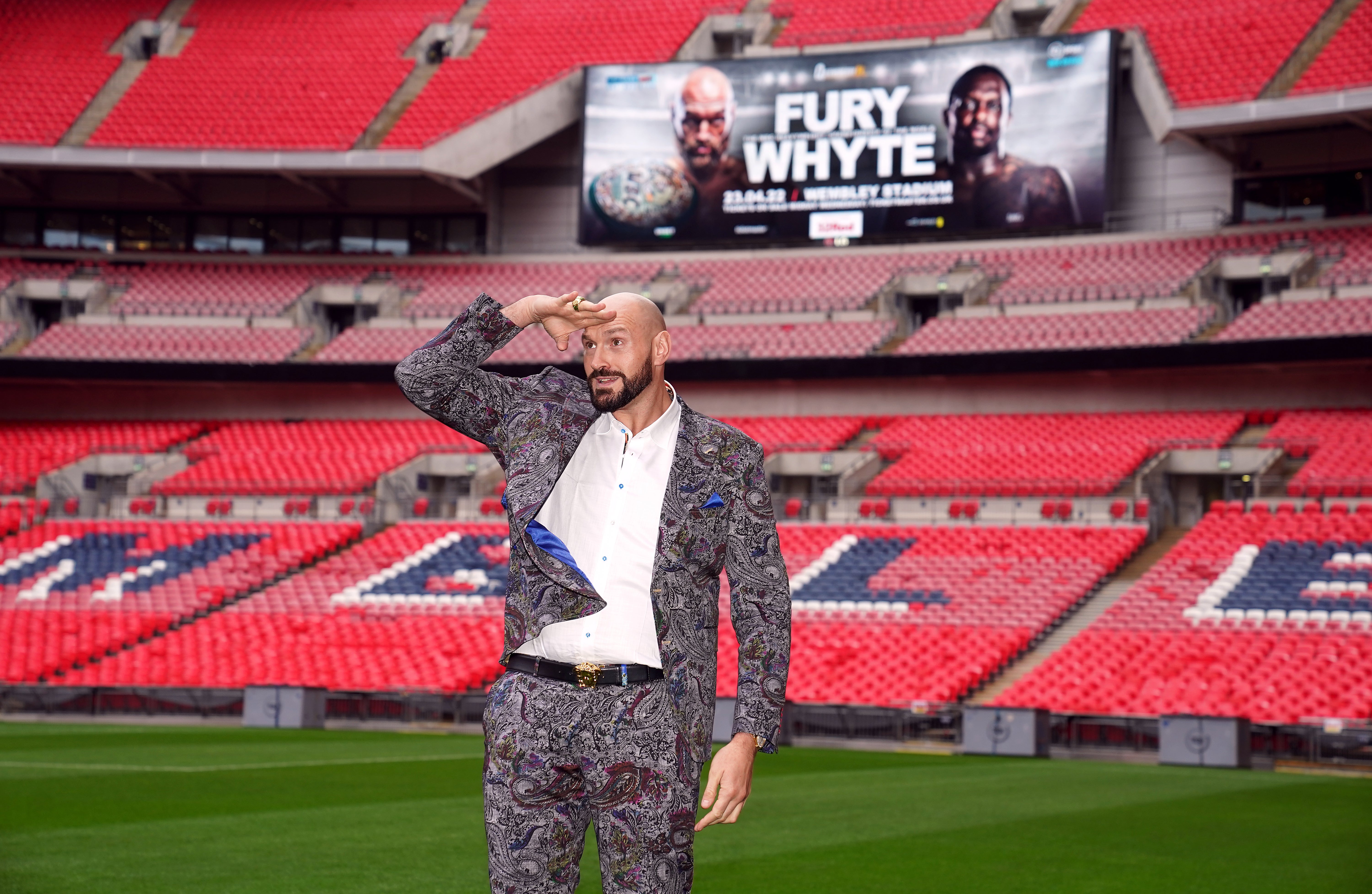 Tyson Fury does not have retirement on his mind ahead of this month’s world heavyweight title contest with Dillian Whyte (John Walton/PA)