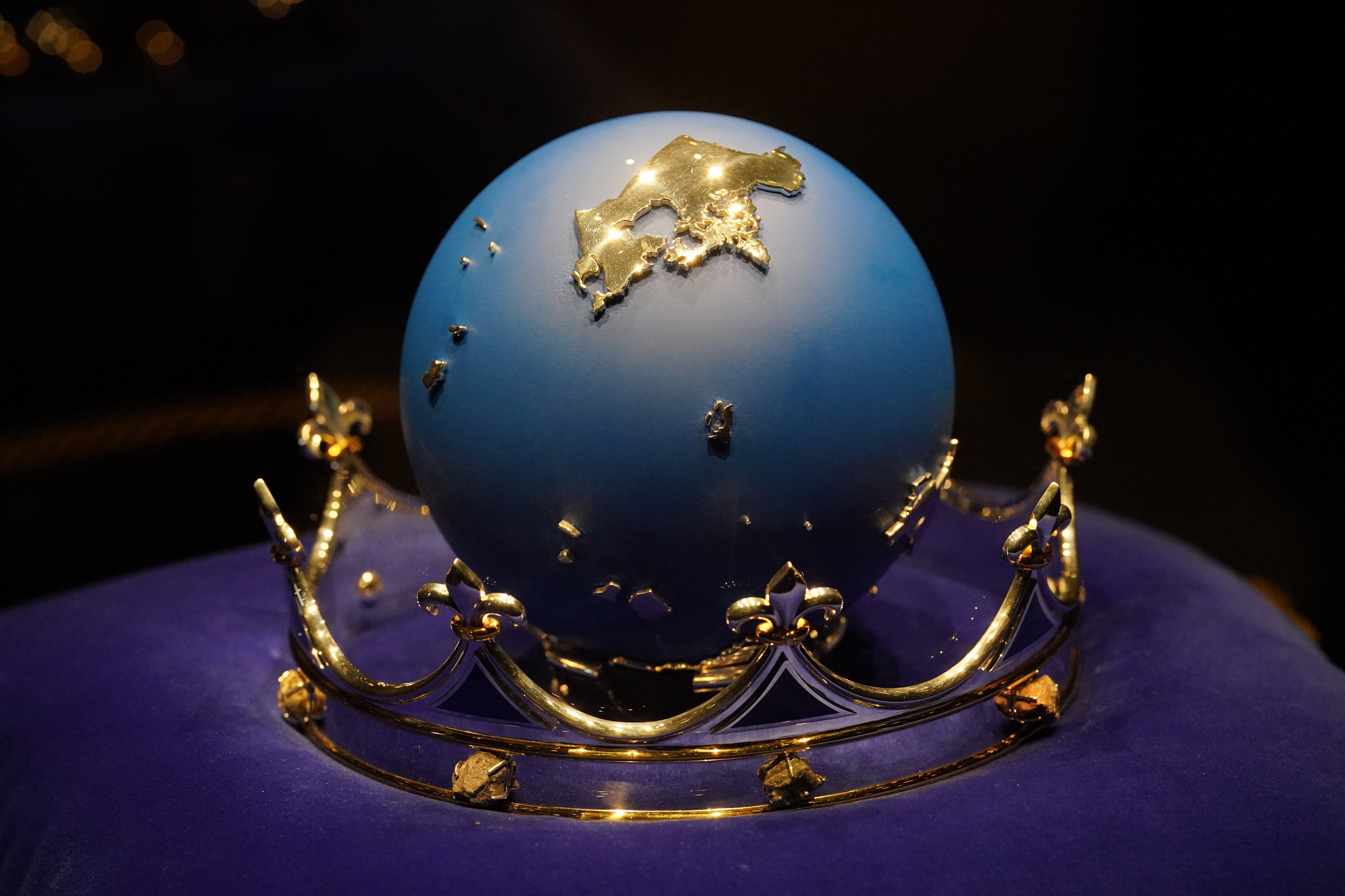 The Commonwealth of Nations’ Globe in the White Tower at the Tower of London (Jonathan Brady/PA)