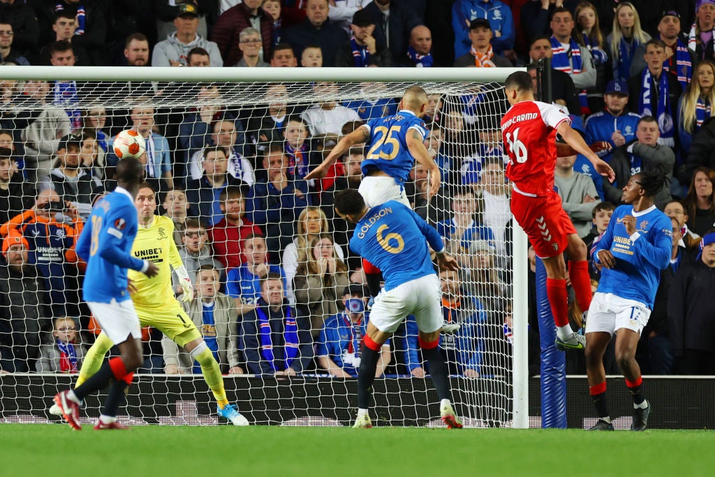 David Carmo silenced Ibrox as Braga eqaulised late in normal time