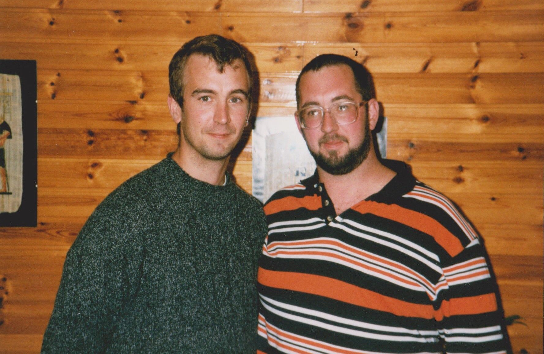 Mike (right) and David Haines in the late 1990s (Family/PA)