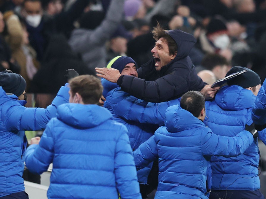 Conte will become Spurs’ first manager since Mauricio Pochettino to win five Premier League games in a row if they beat Brighton