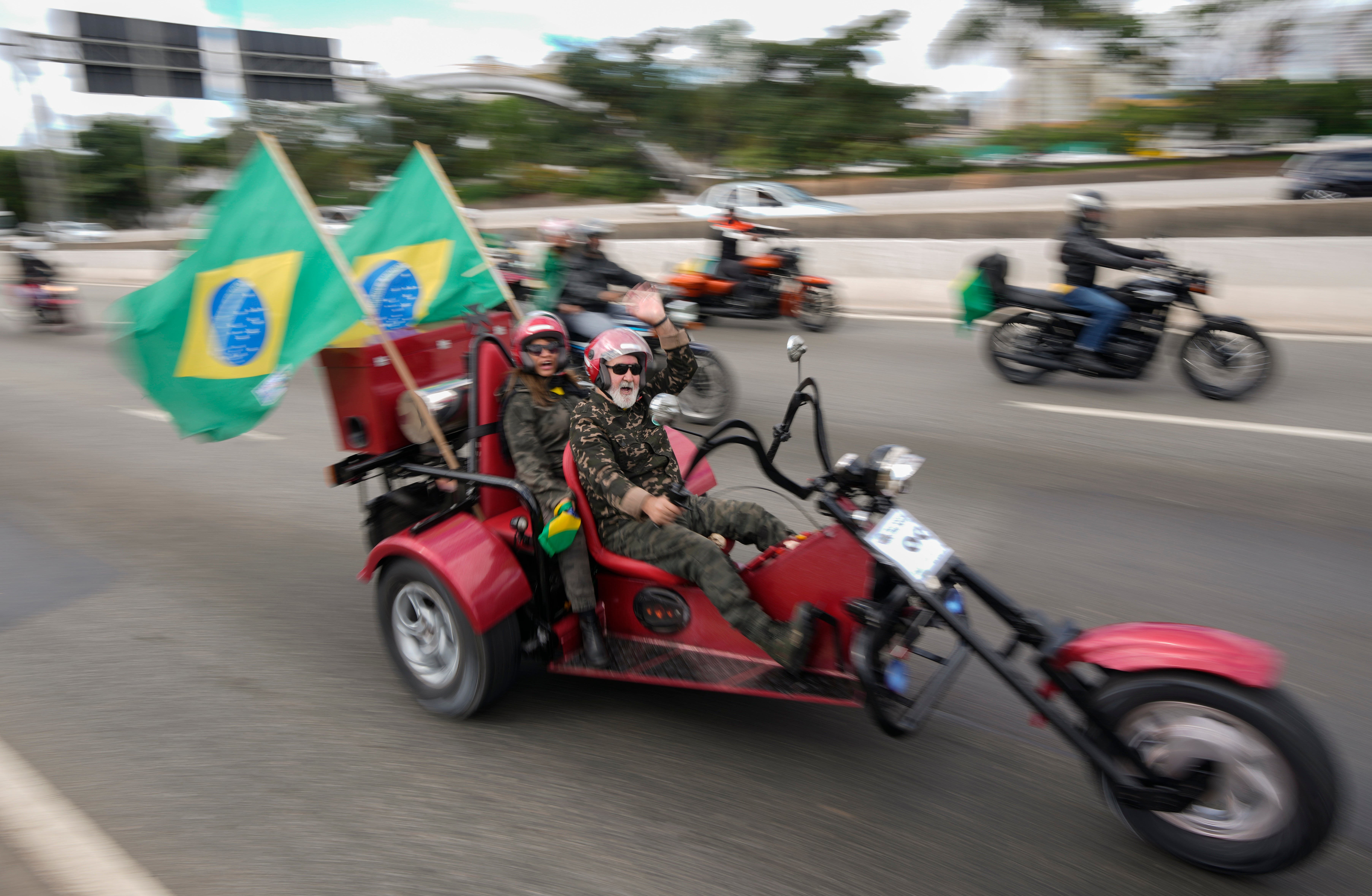Brazil Bolsonaro Motorcycle Rally