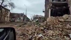 Ukraine: Car driving through Mariupol captures scale of destruction in war-torn city