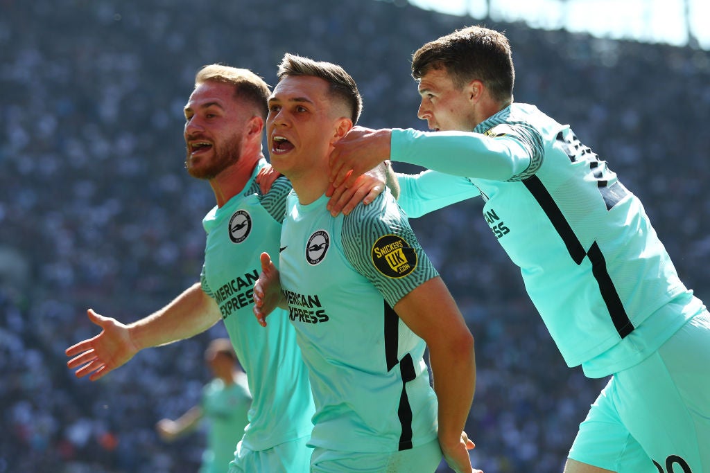 Leandro Trossard struck a 90th-minute winner for Brighton to stun Spurs