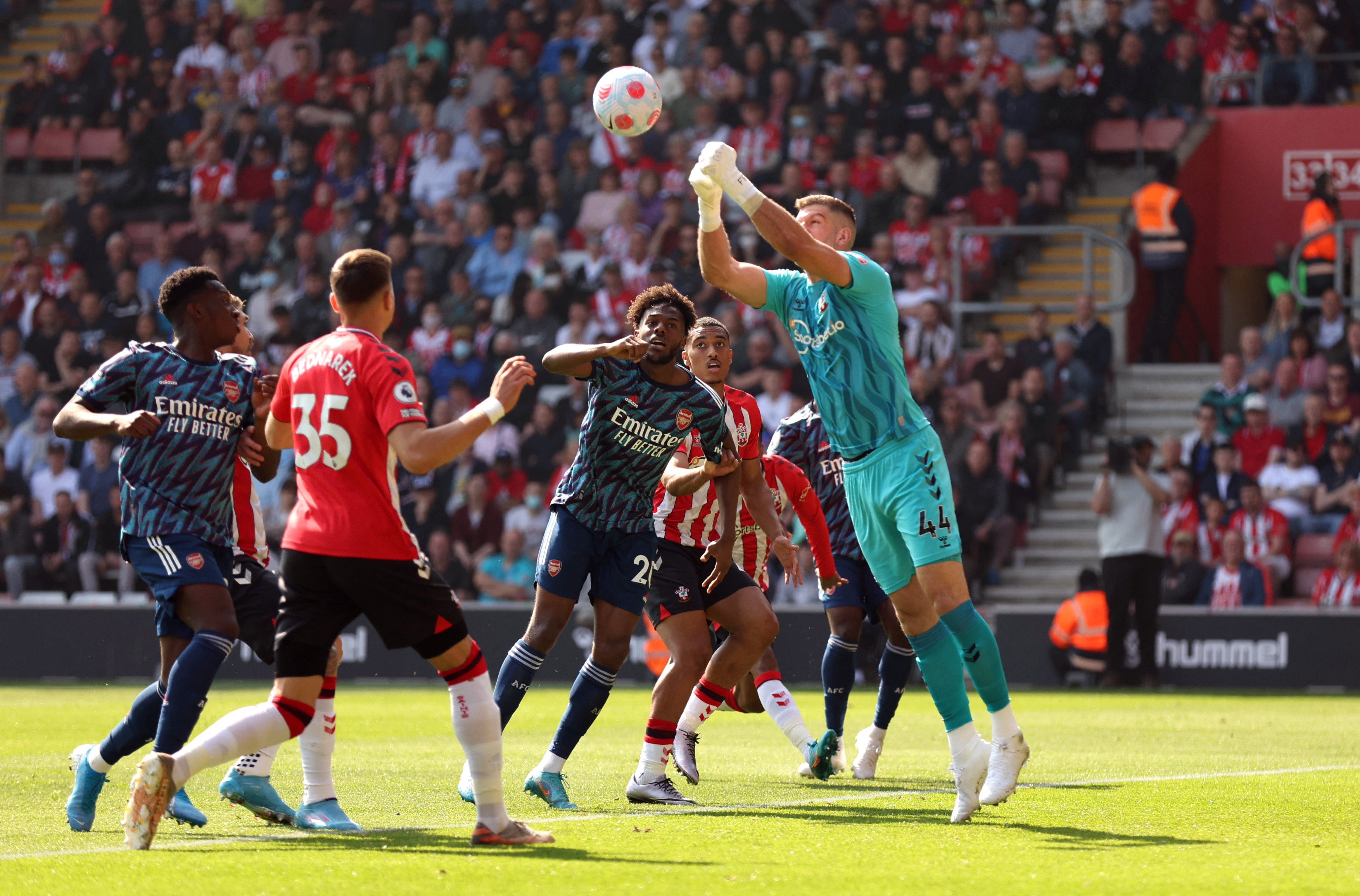 Fraser Forster impressed to repeatedly deny Arsenal