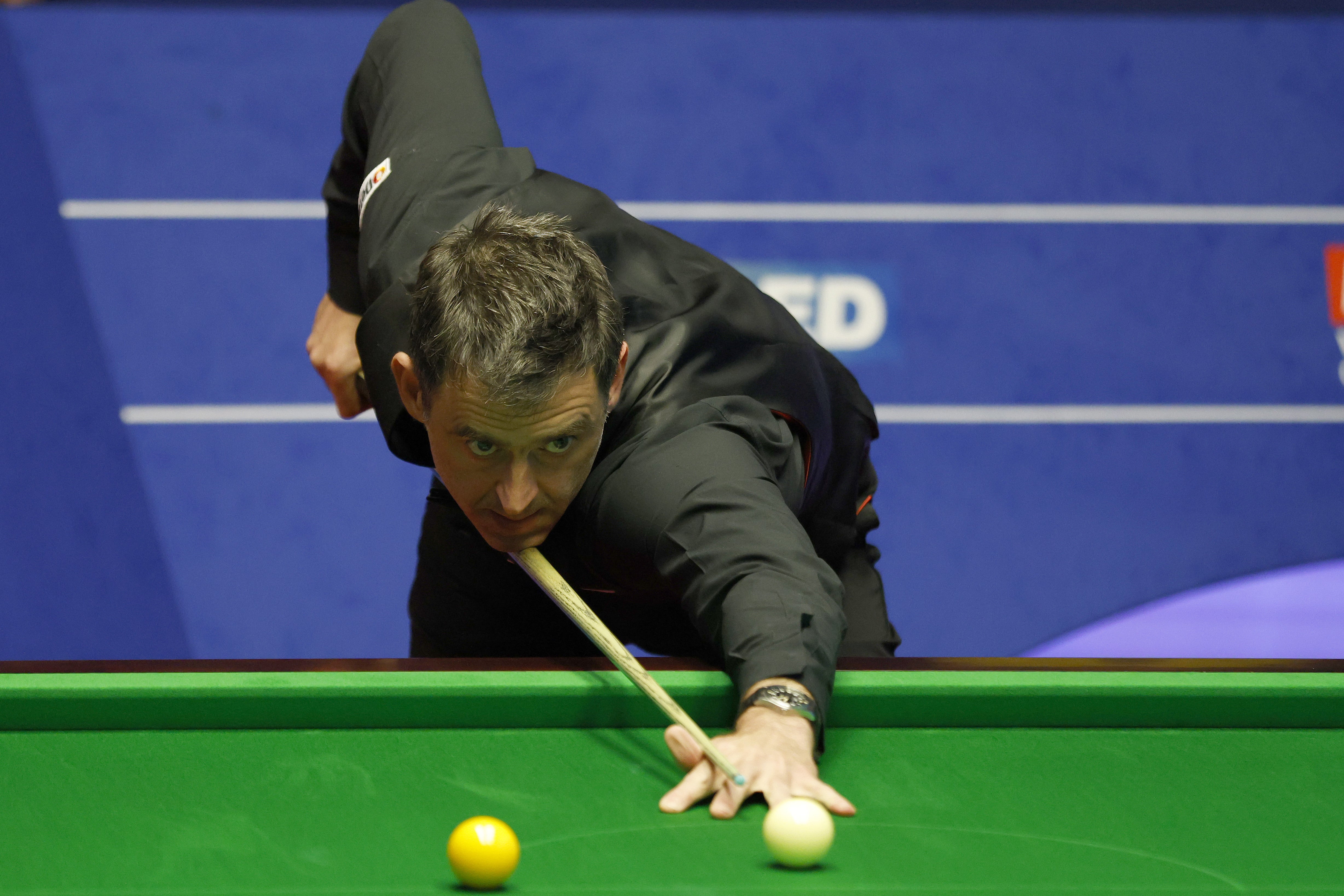 Ronnie O’Sullivan won six frames in a row against David Gilbert (Richard Sellers/PA)