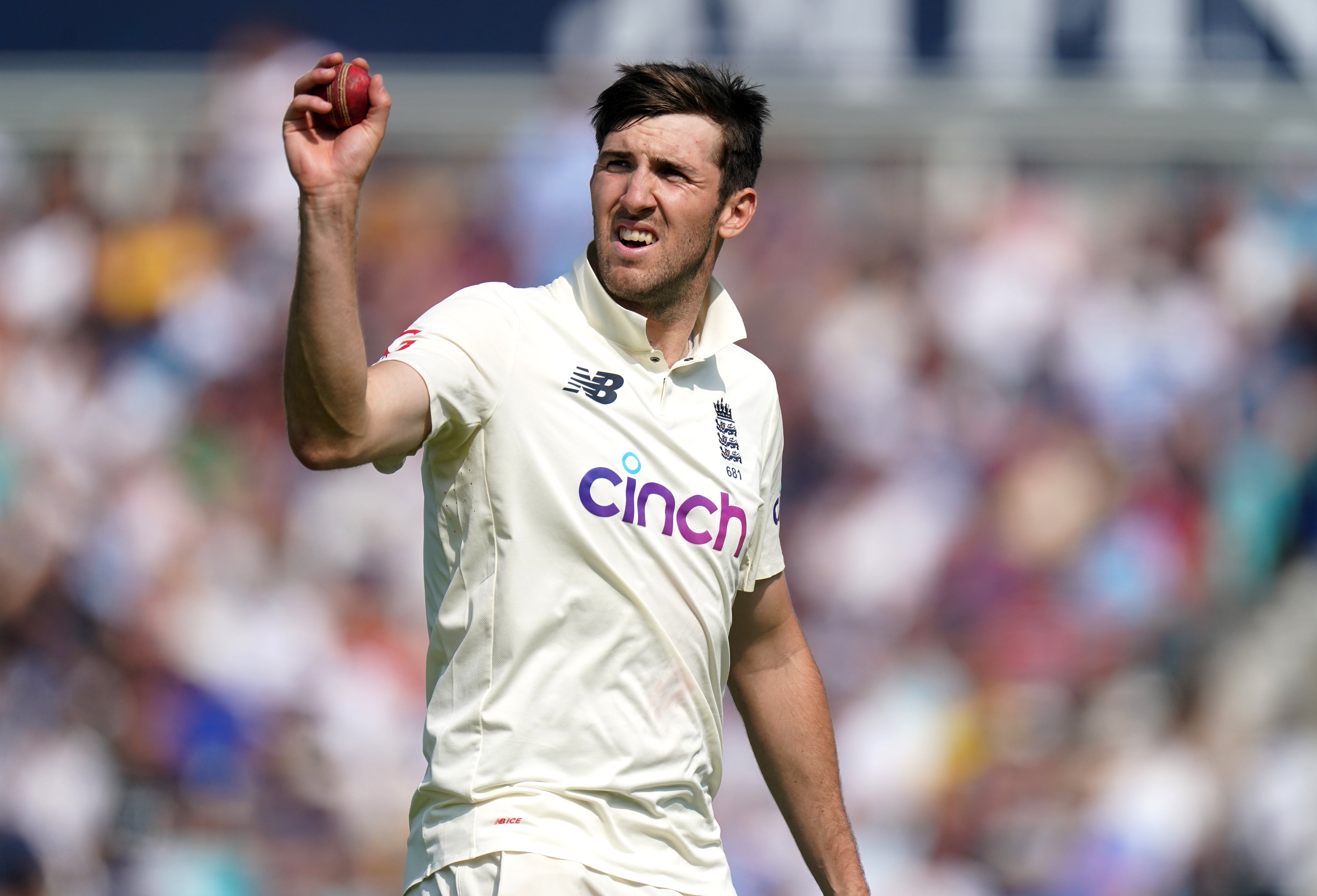 England’s Craig Overton finished on the losing side despite taking six Essex wickets at Taunton (Adam Davy/PA)