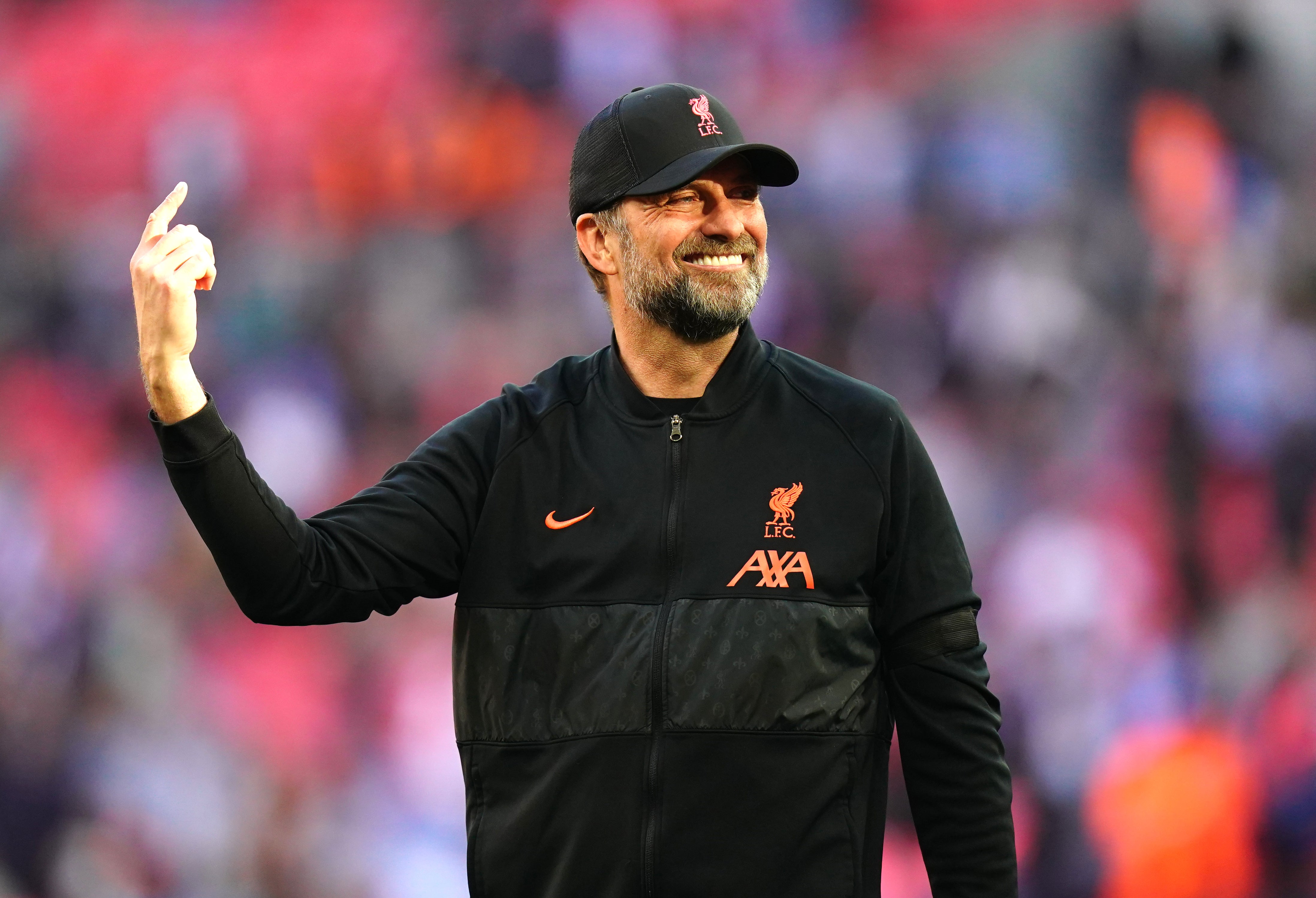 Liverpool manager Jurgen Klopp believes his side played one of the best halves of football in his time at the club in their 3-2 FA Cup semi-final win at Wembley (Adam Davy/PA)