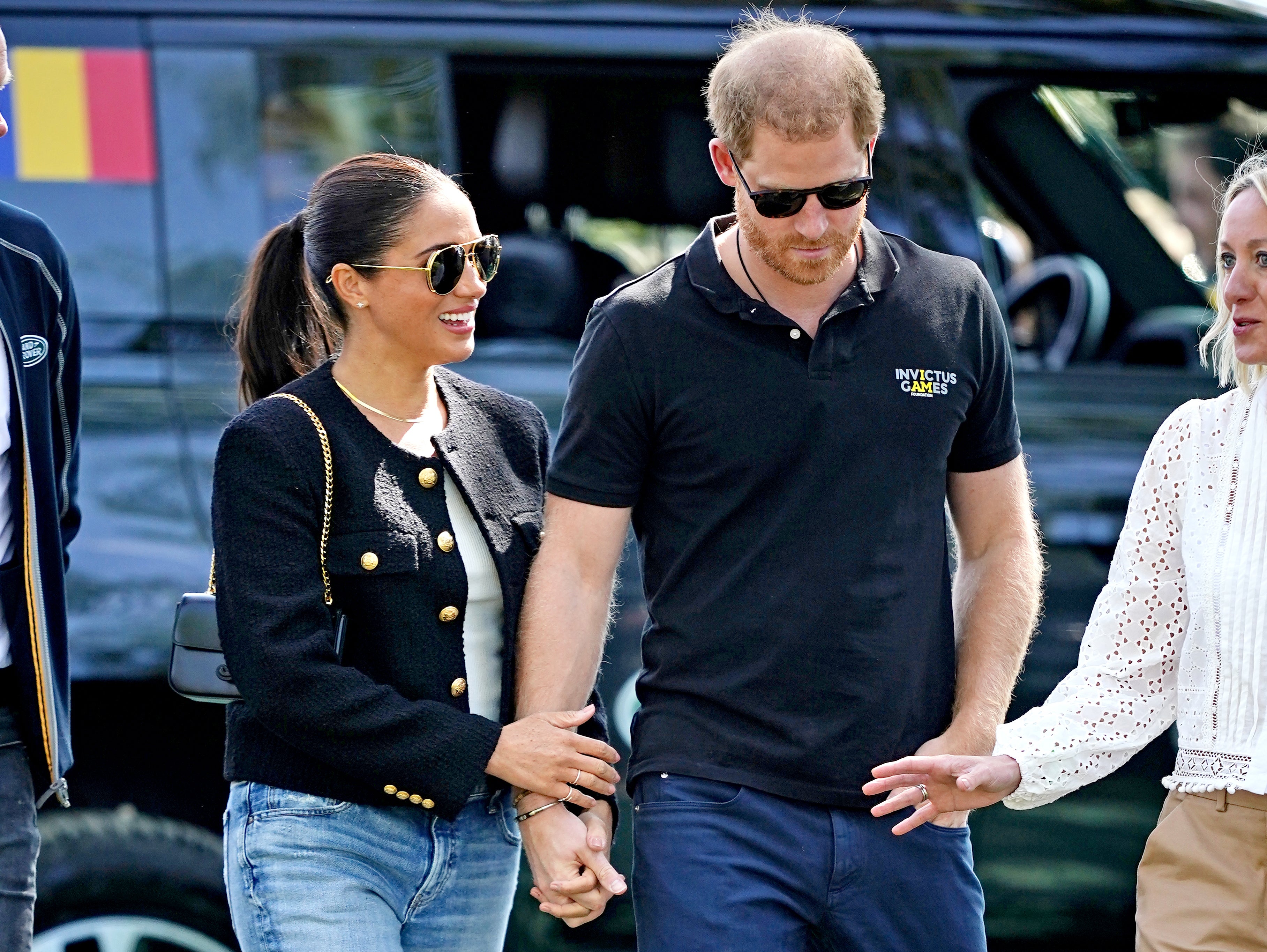 Meghan and Harry arrived in The Hague on Friday