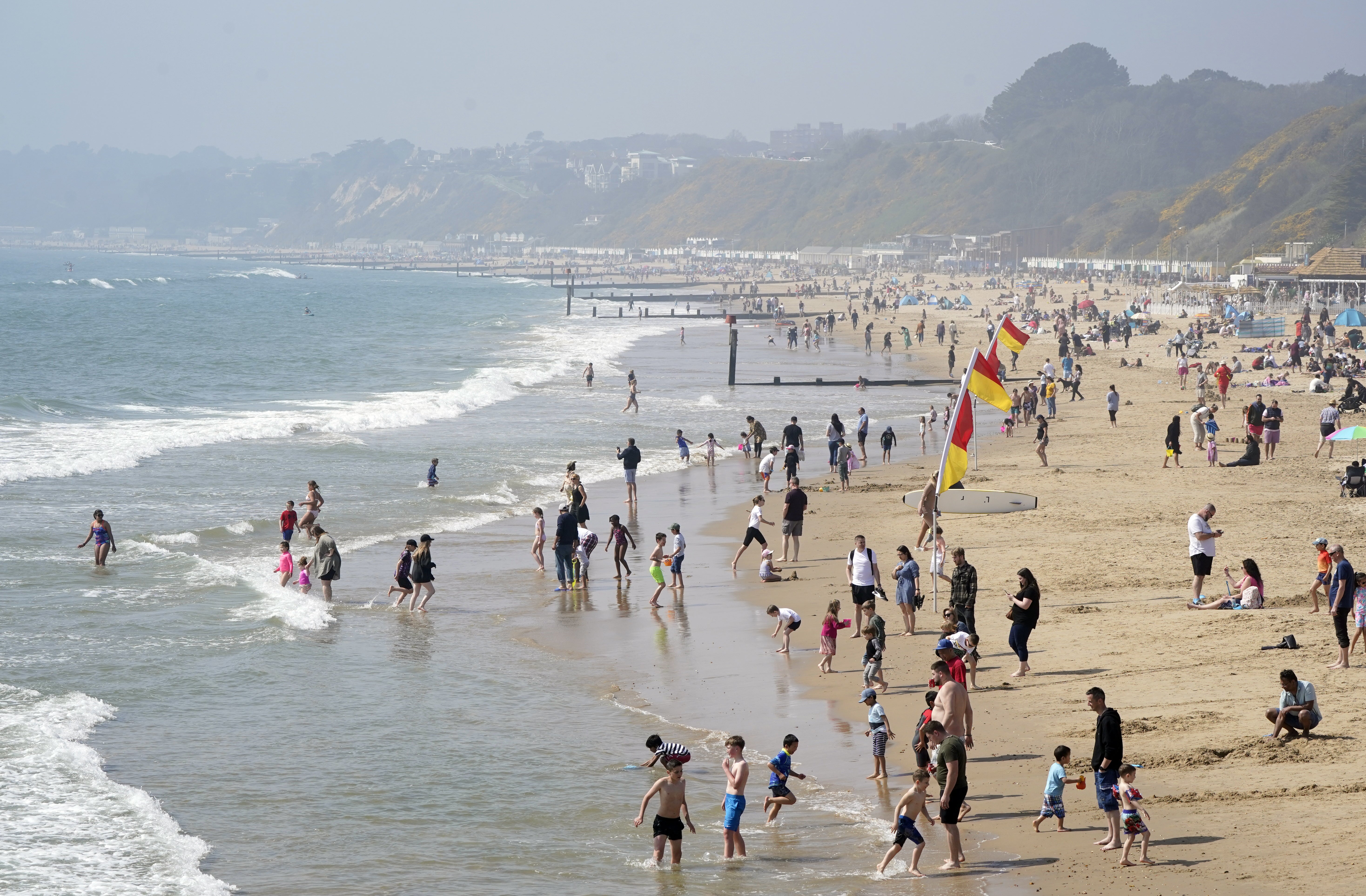 Britons have been enjoying the bank holiday sunshine