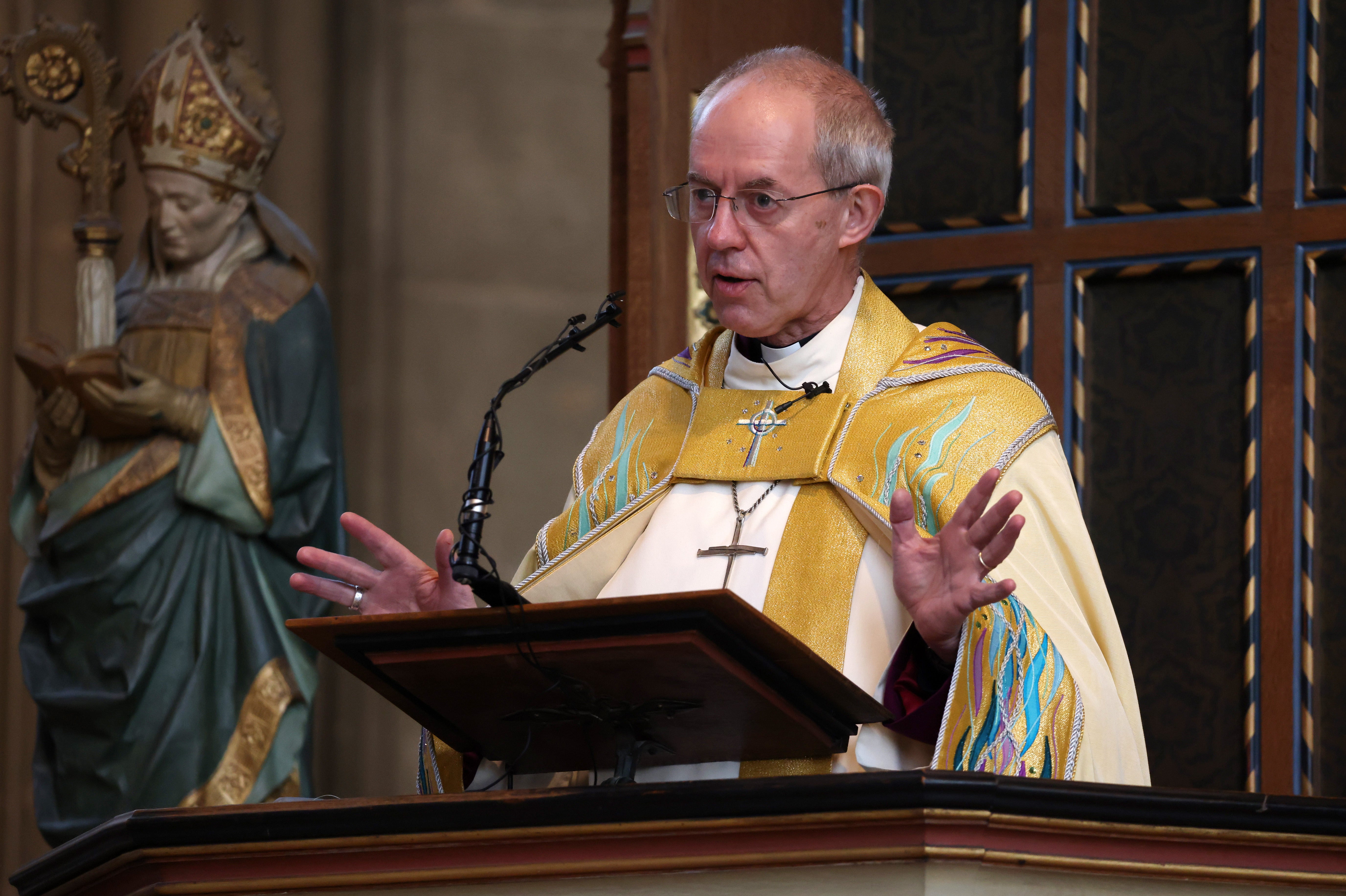 Archbishop Welby criticised the policy in his Easter sermon